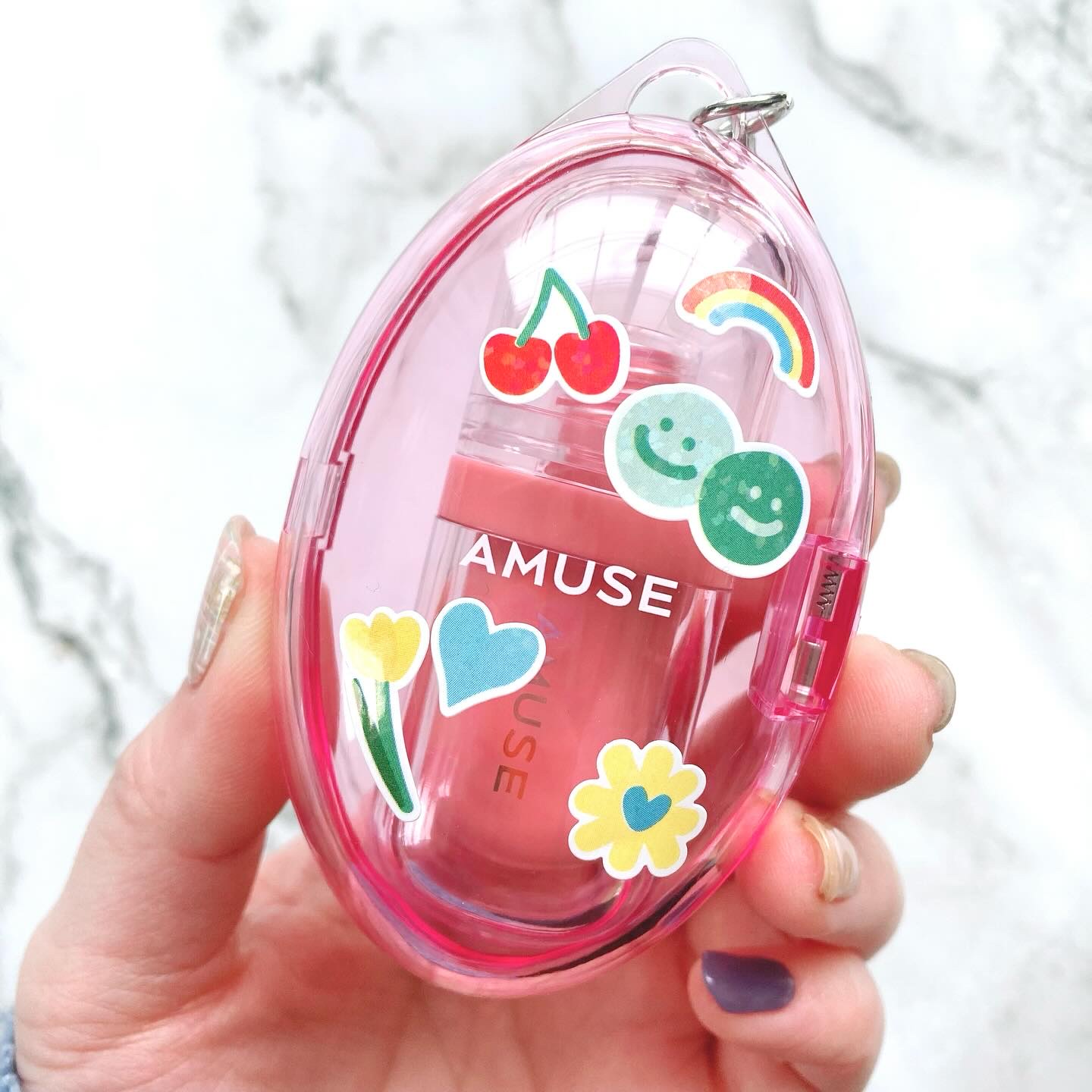 ジェルフィットティント/AMUSE/リップティントを使ったクチコミ（1枚目）