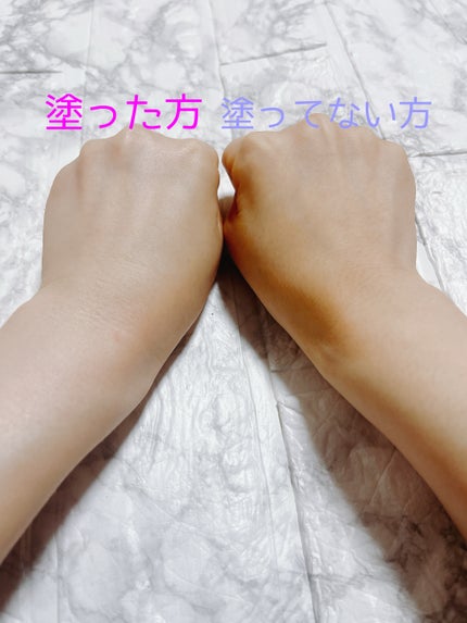 アクアリッチ エアリーホールドクリーム(呼吸感ベールUV)/ビオレ/日焼け止めクリームを使ったクチコミ(4枚目)