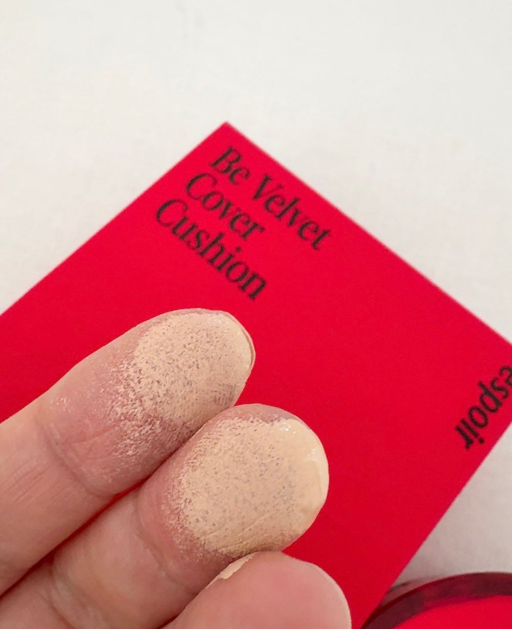 ビーベルベットカバークッション/espoir/クッションファンデーションを使ったクチコミ(2枚目)