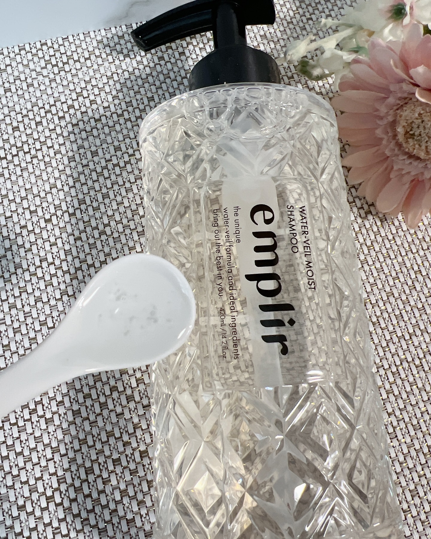 ウォーターベール　モイストヘアオイル/emplir/ヘアオイルを使ったクチコミ（2枚目）