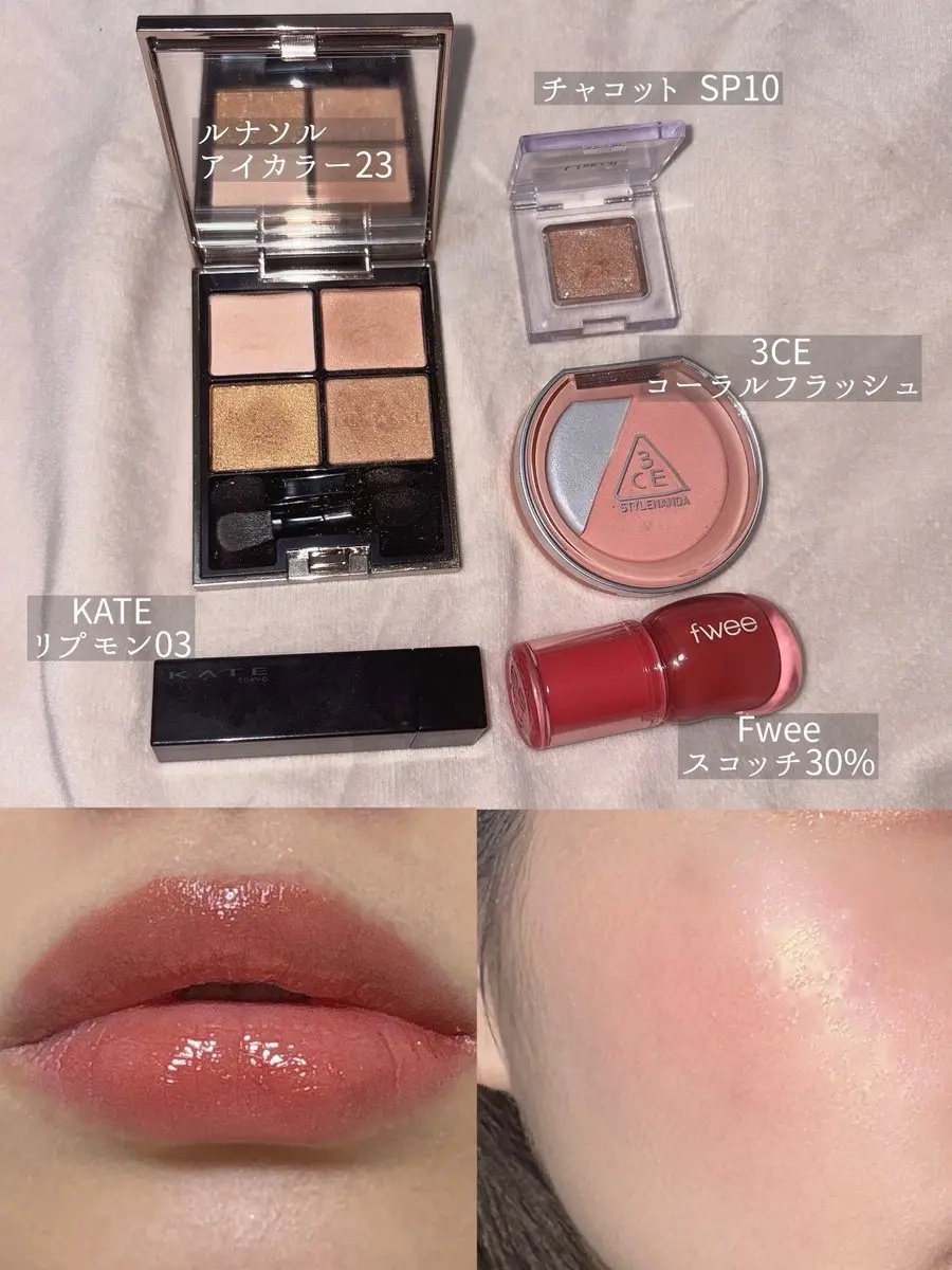 3CE ブラッシュライター/3CE/パウダーチークを使ったクチコミ（2枚目）