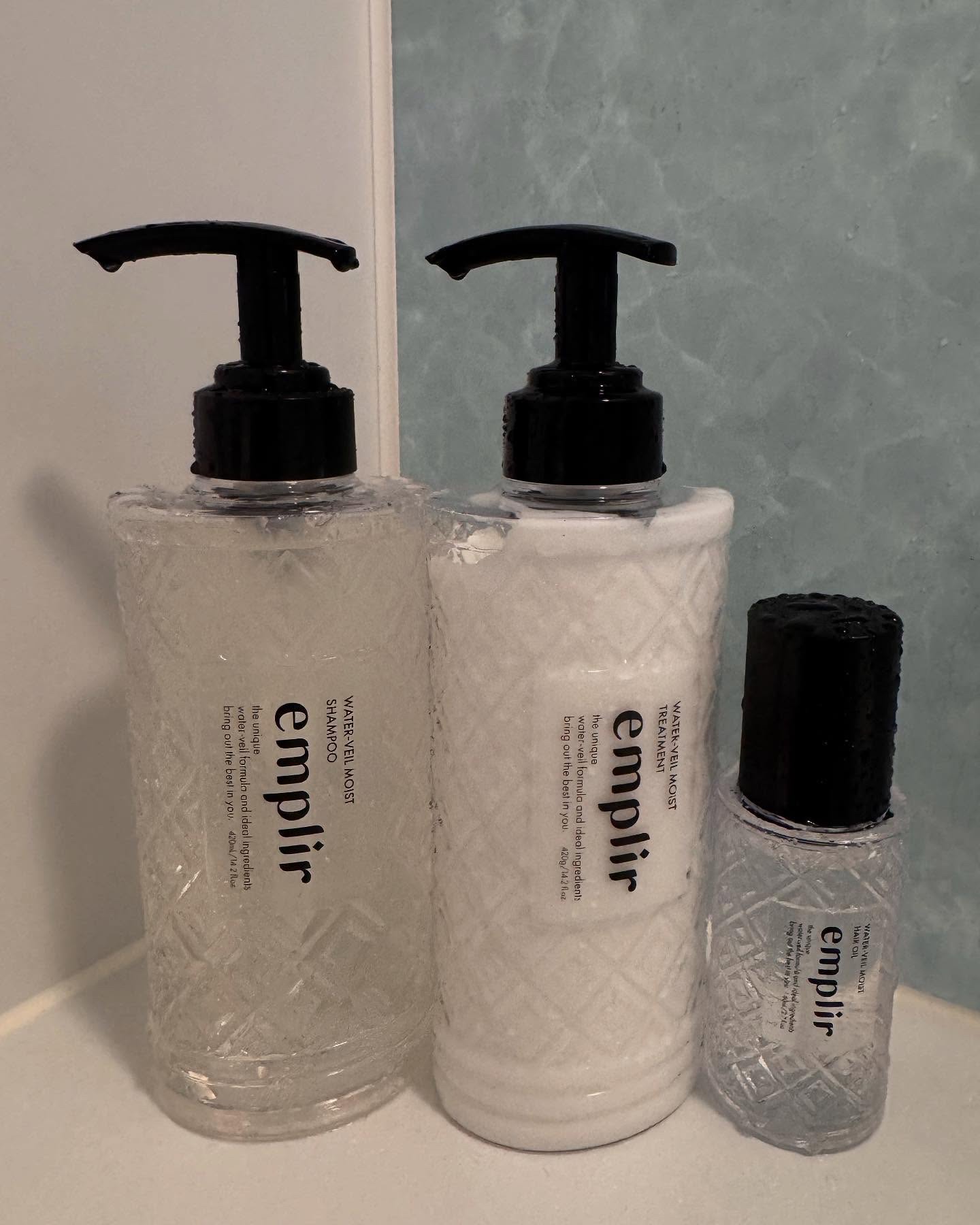 ウォーターベール　モイストシャンプー／トリートメント/emplir/市販シャンプーを使ったクチコミ（1枚目）