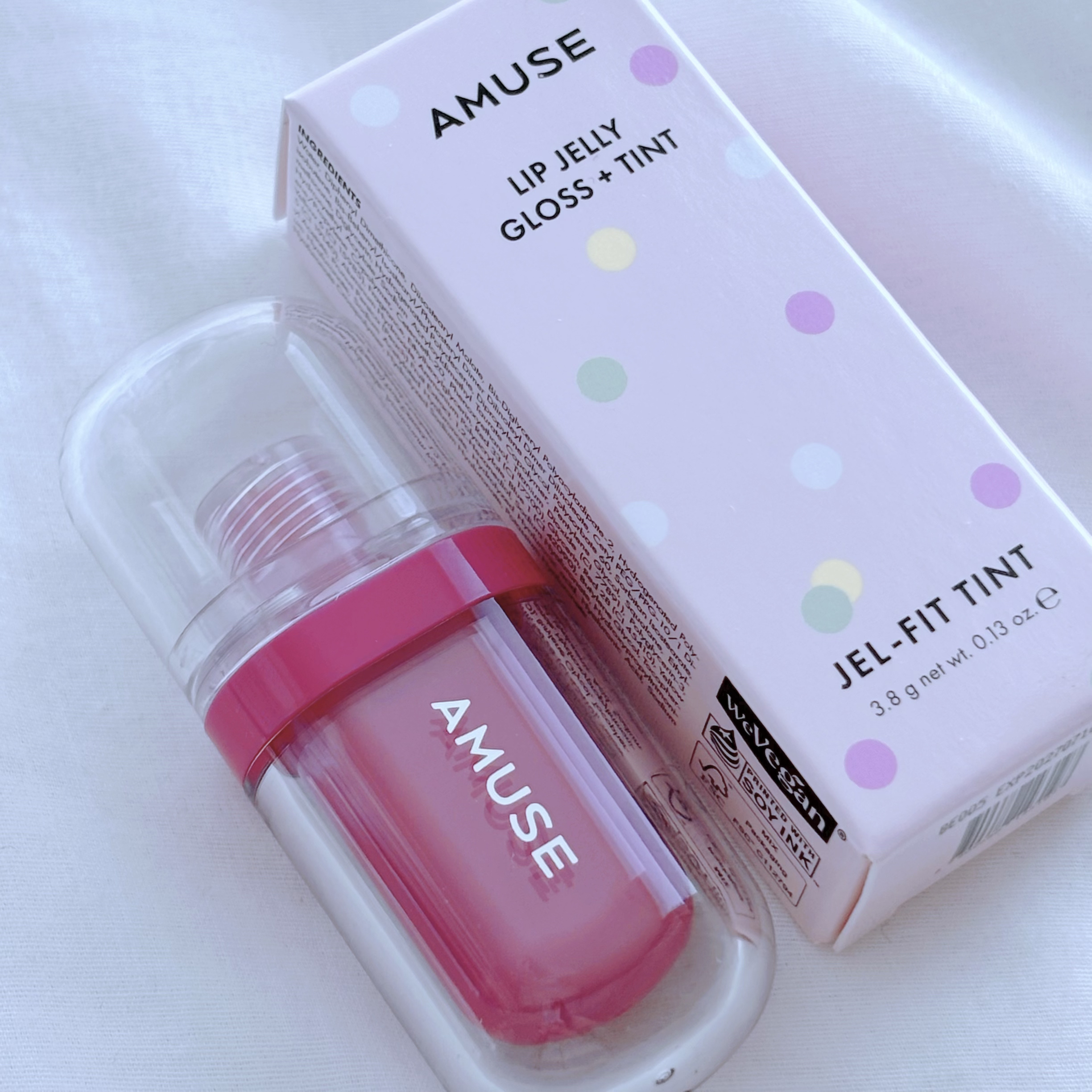 ジェルフィットティント 08 ゴージャスモーヴ/AMUSE/リップティントを使ったクチコミ（2枚目）