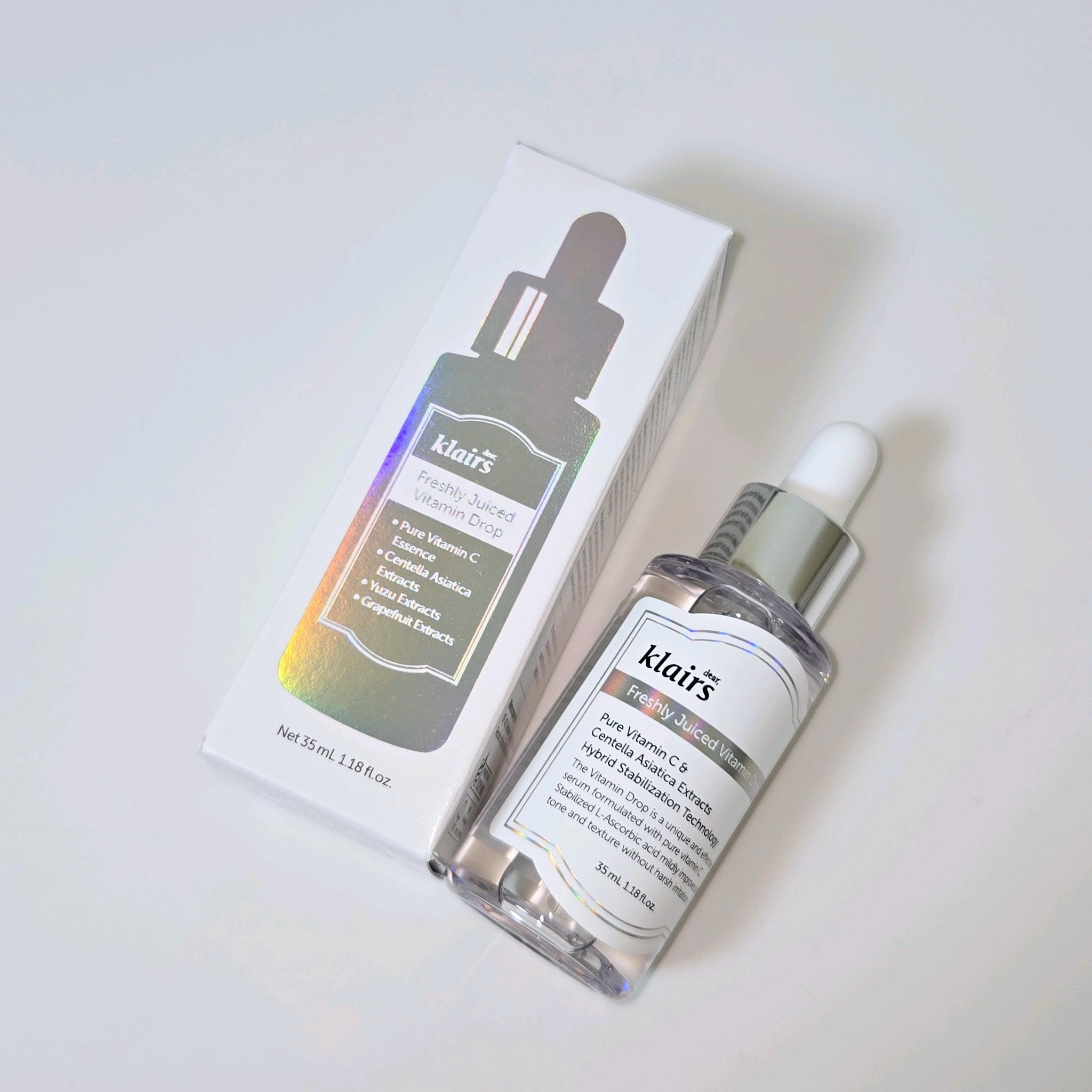 フレッシュリージュースドビタミンドロップ(35ml)/Klairs/美容液を使ったクチコミ（1枚目）