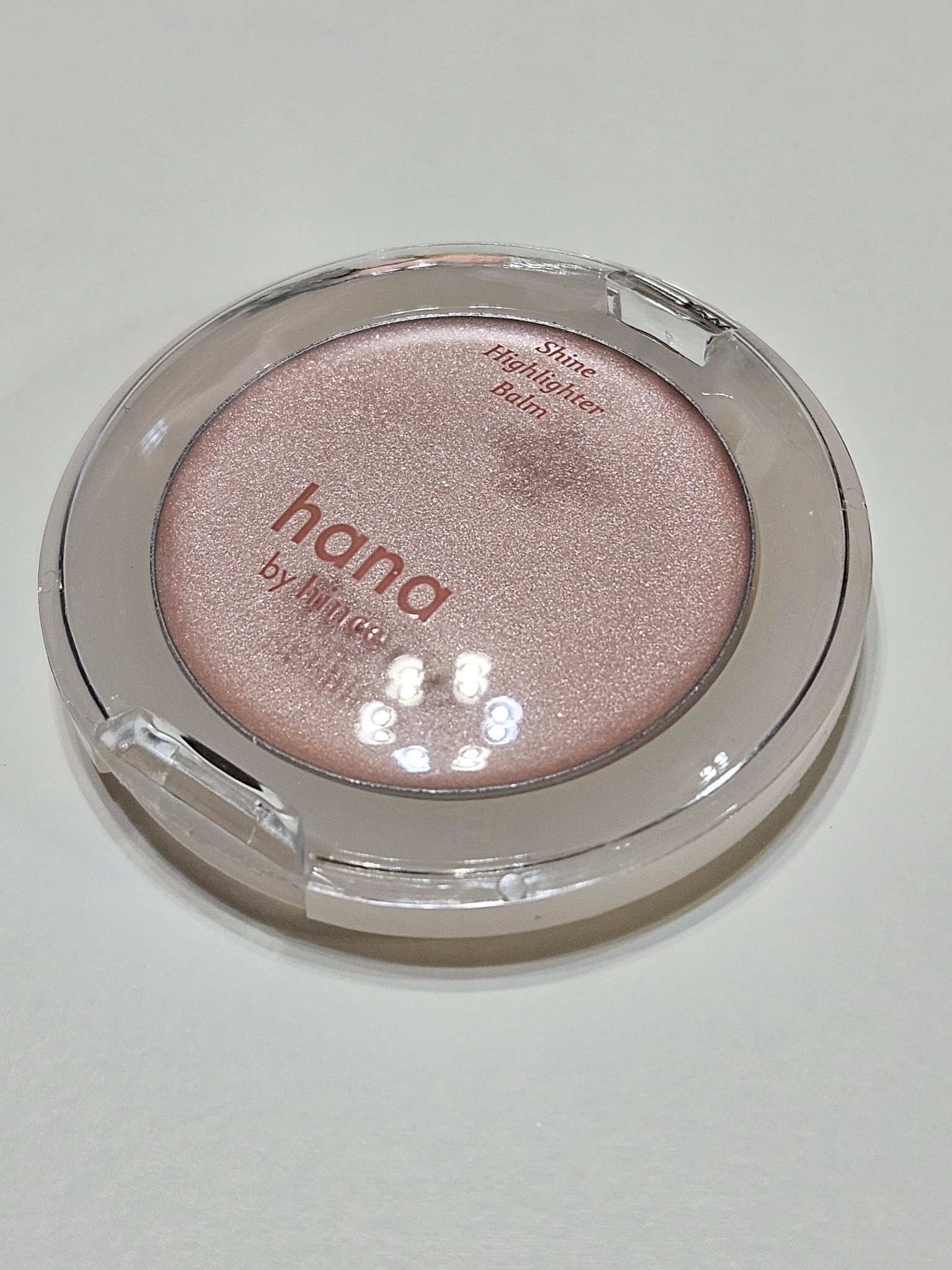 シャインハイライターバーム/hana by hince/クリームハイライトを使ったクチコミ（2枚目）