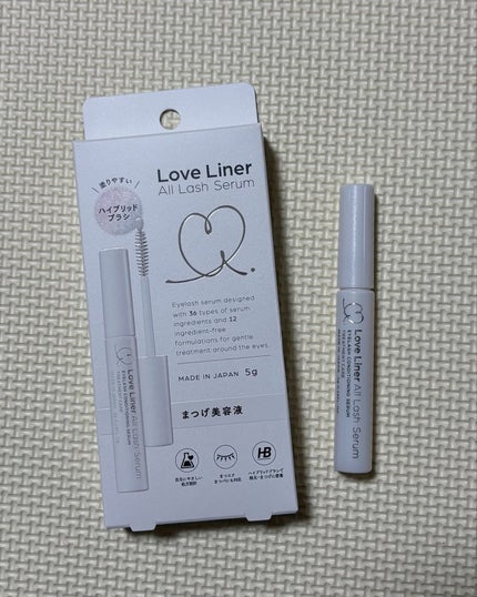 ラブ・ライナー オールラッシュ セラムR<まつげ美容液>/ラブ・ライナー/まつげ美容液を使ったクチコミ(1枚目)