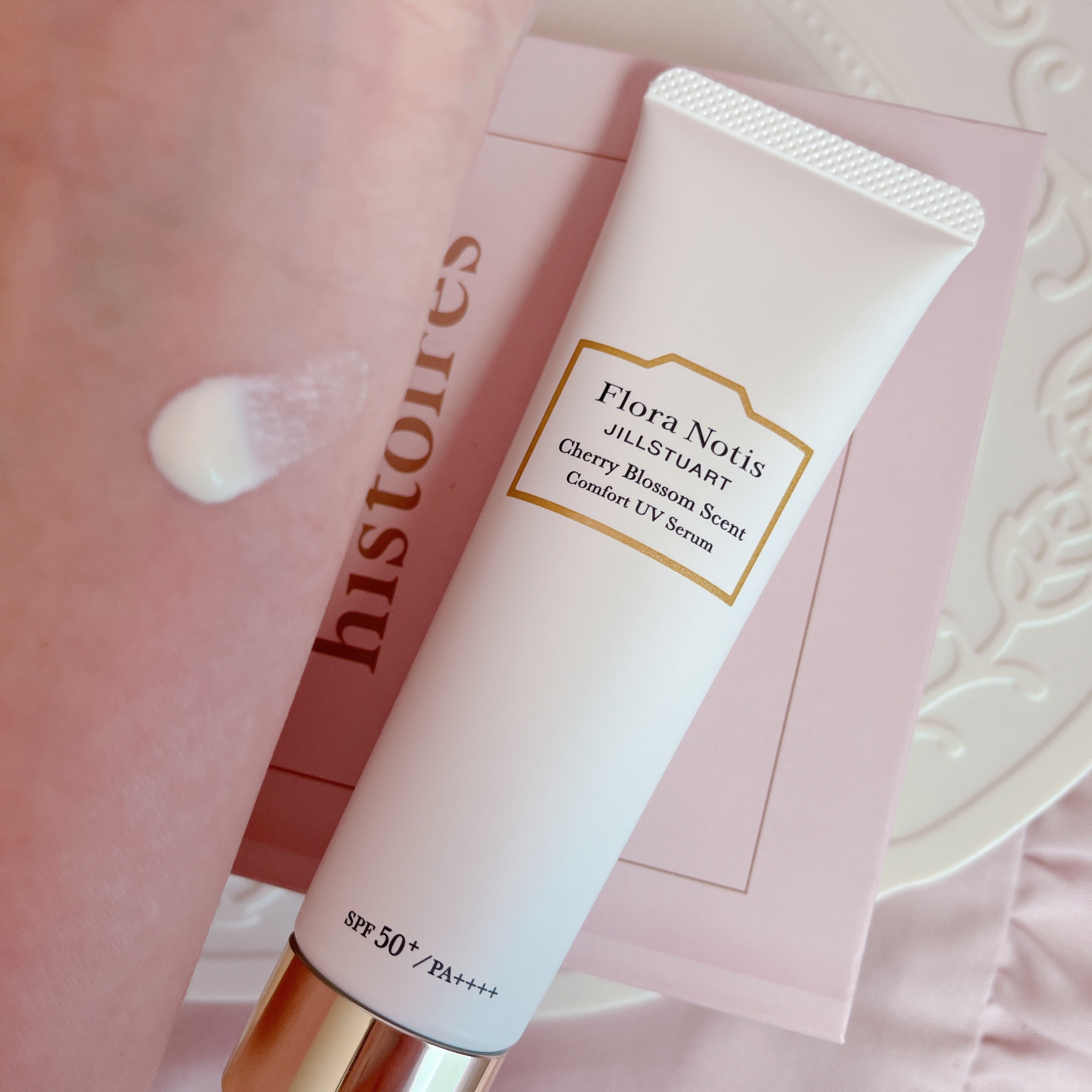 フローラノーティス ジルスチュアート チェリーブロッサム　コンフォートUVセラム/Flora Notis JILL STUART/日焼け止めジェルを使ったクチコミ（2枚目）