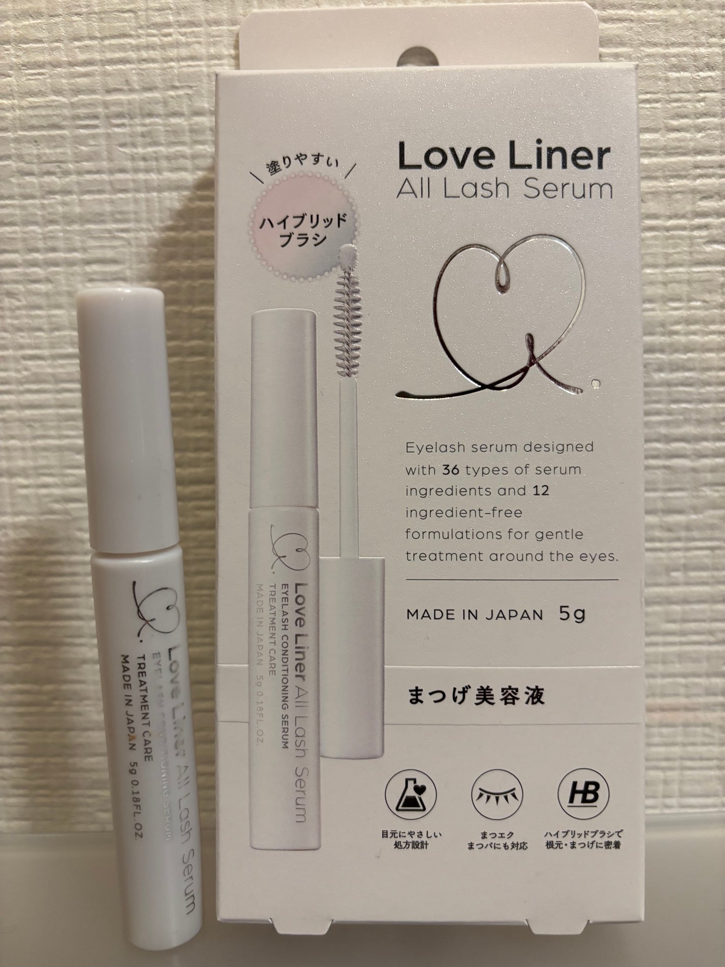 ラブ・ライナー オールラッシュ セラムR<まつげ美容液>/ラブ・ライナー/まつげ美容液を使ったクチコミ(1枚目)