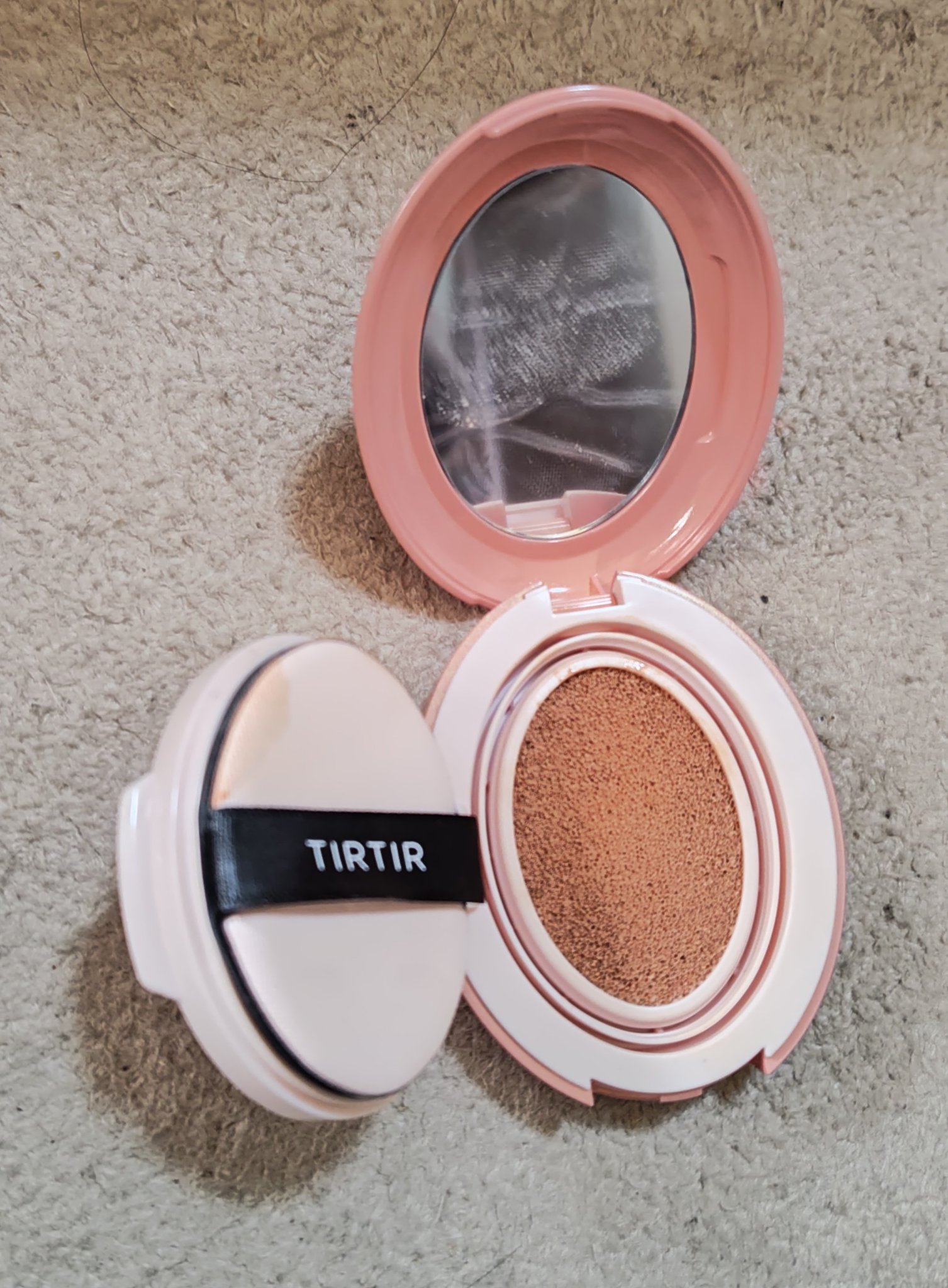 マスクフィットオールカバークッション 21Nアイボリー  ミニ/TIRTIR(ティルティル)/クッションファンデーションを使ったクチコミ（2枚目）