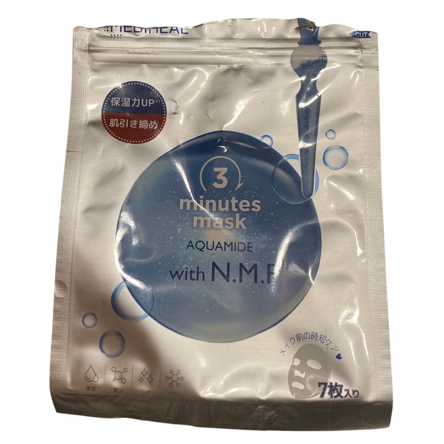 3ミニッツマスク:アクアマイドwith N.M.F/MEDIHEAL/シートマスク・パックを使ったクチコミ(1枚目)