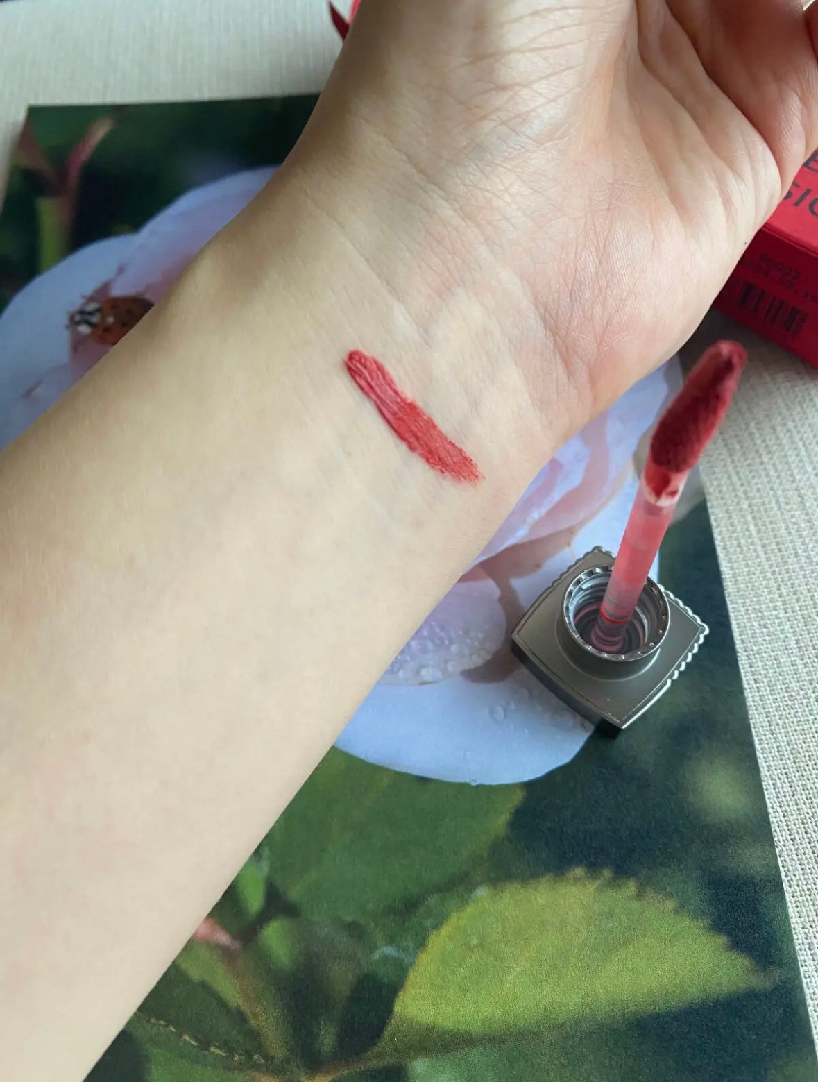 オブジェリキッド/MUZIGAE MANSION/口紅を使ったクチコミ(2枚目)