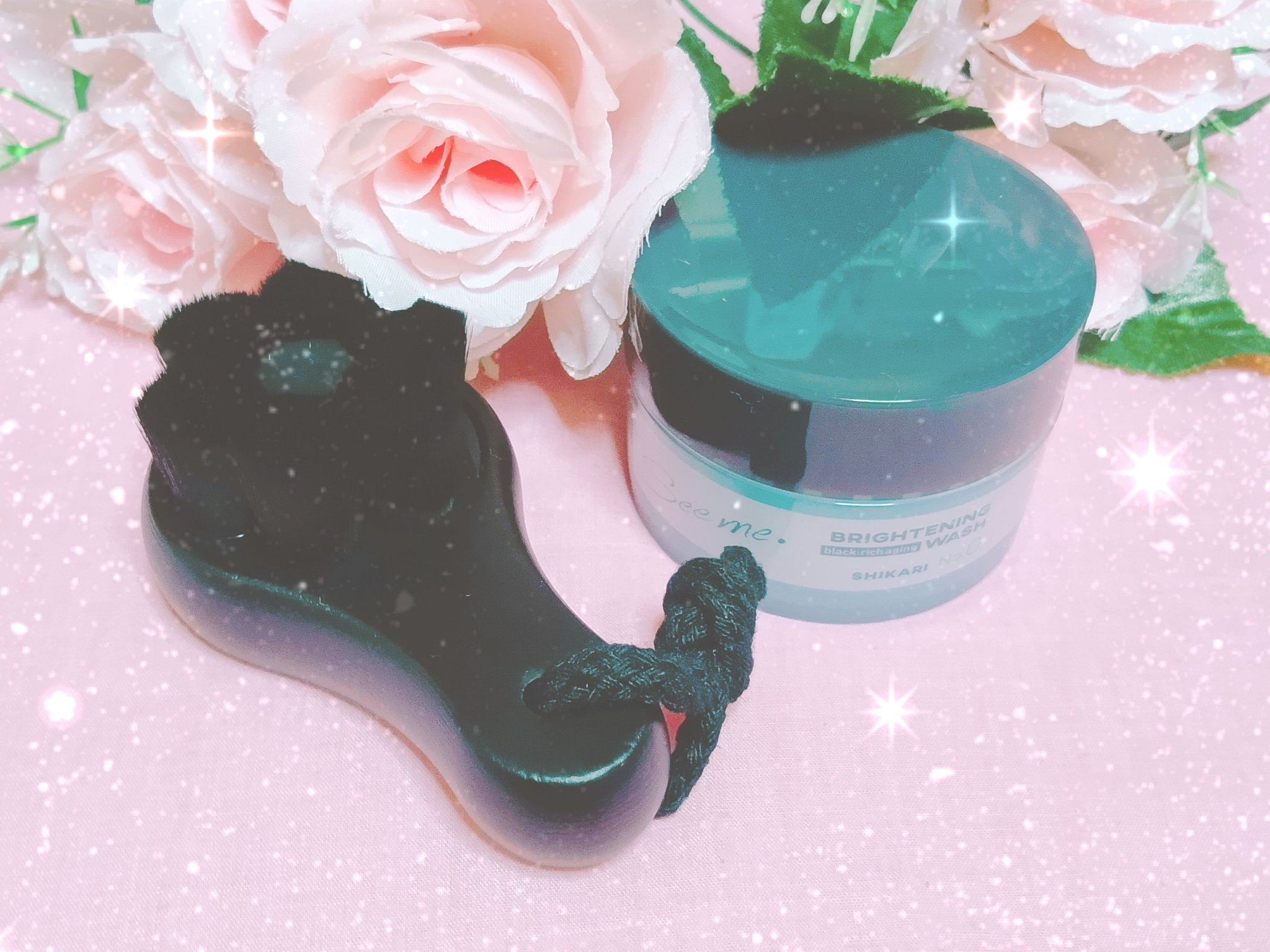 BRIGHTENING WASH black/SHIKARI/洗い流すパック・マスクを使ったクチコミ（1枚目）