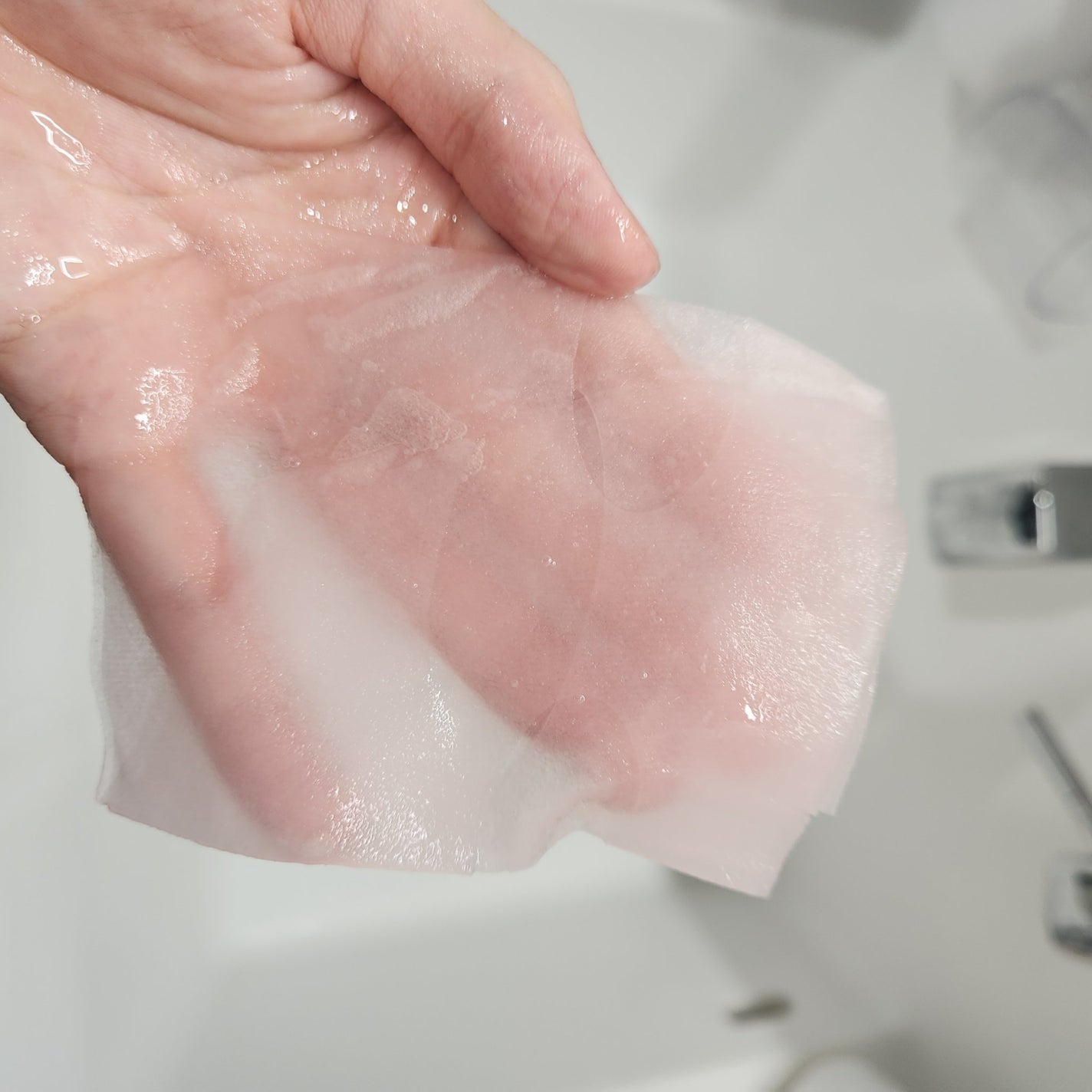 肌美精 カラーエッセンスマスク ピンク/肌美精/シートマスク・パックを使ったクチコミ(2枚目)