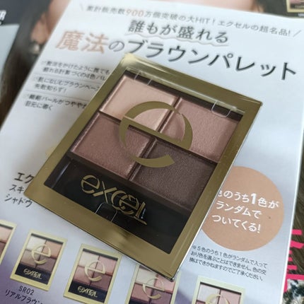 スキニーリッチシャドウ/excel/アイシャドウパレットを使ったクチコミ(2枚目)