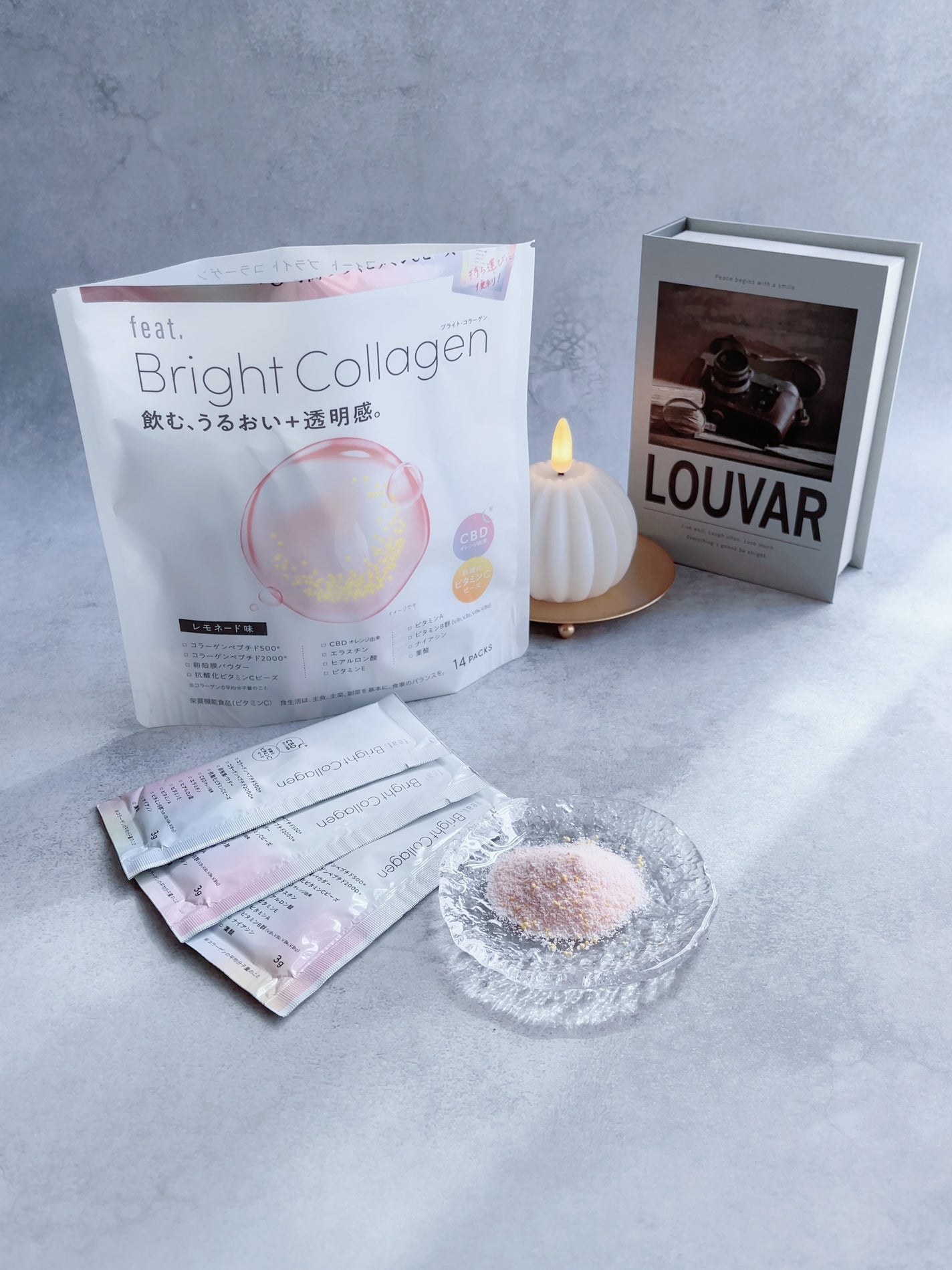 ブライト コラーゲン/Feat./美容サプリメントを使ったクチコミ(1枚目)