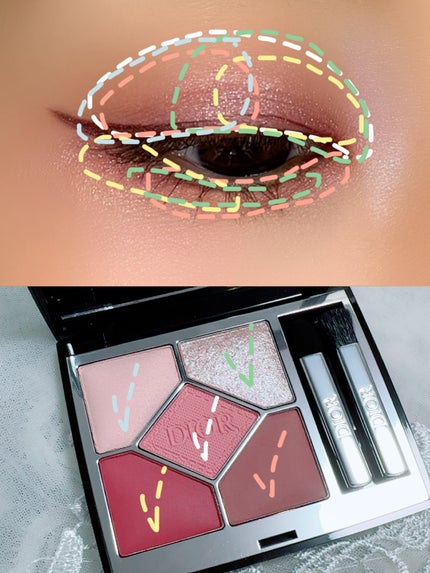 ディオールショウ サンク クルール/Dior/アイシャドウを使ったクチコミ(4枚目)