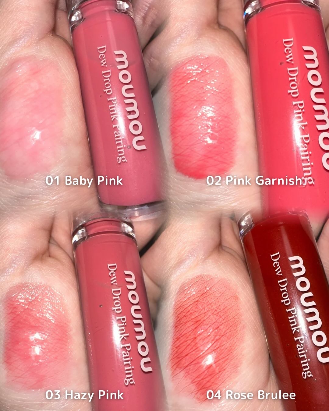 Dew Drop Pink Pairing/moumou/リップグロスを使ったクチコミ（2枚目）