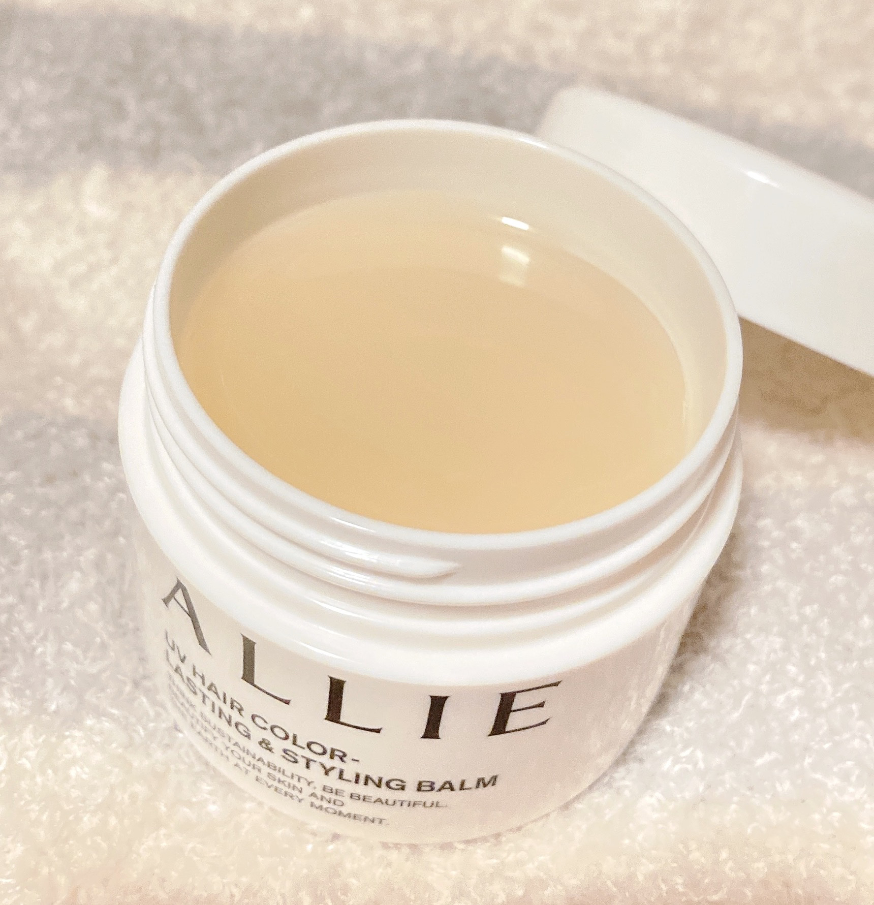 アリィー UVヘアカラーロックバーム/アリィー/ヘアバームを使ったクチコミ（3枚目）