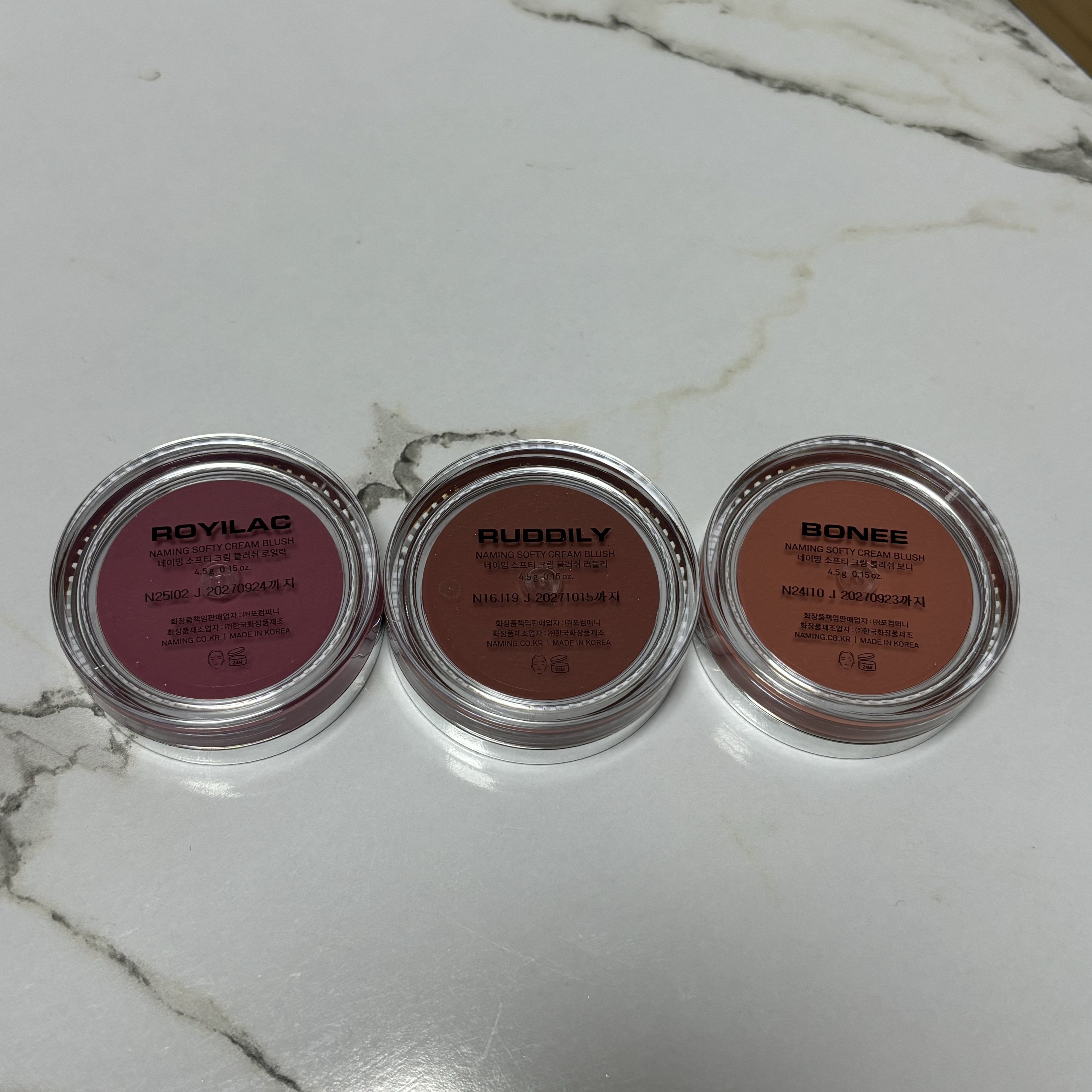 ネーミング　ソフティクリームブラッシュ/NAMING./ジェル・クリームチークを使ったクチコミ（1枚目）