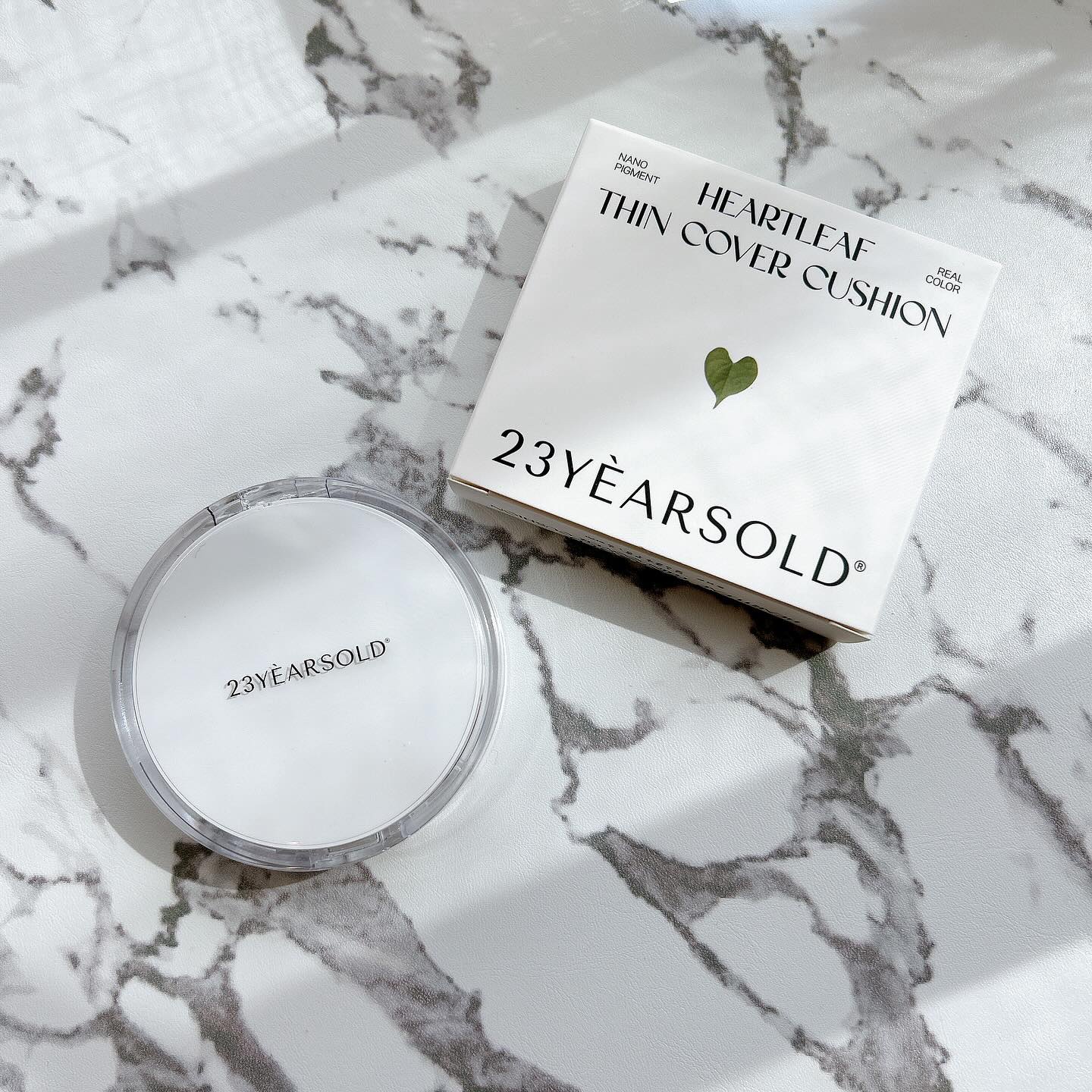 ハートリーフシーンカバークッション/23years old/クッションファンデーションを使ったクチコミ（1枚目）