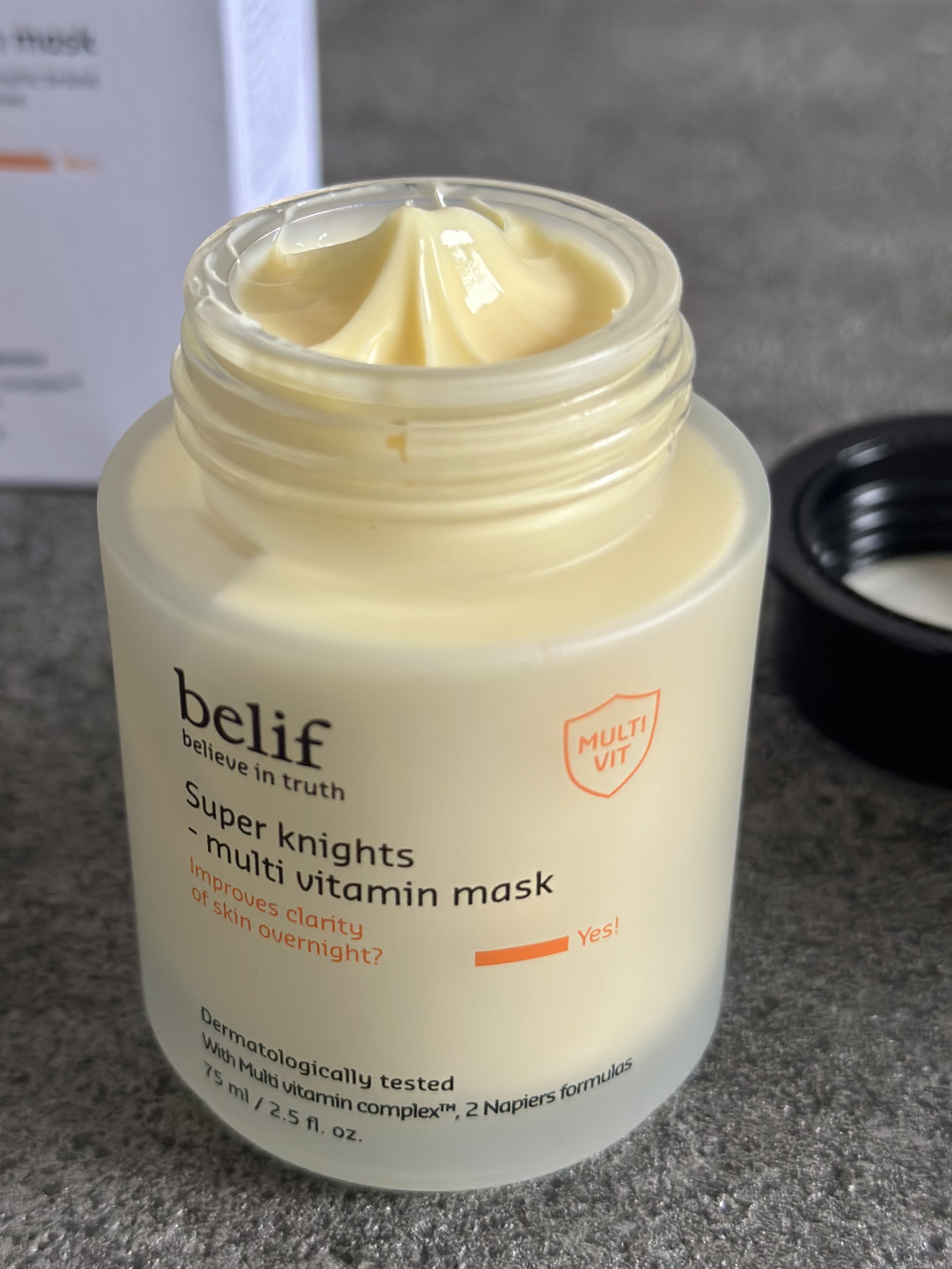 スーパーナイツ ビタミンマスク/belif/フェイスクリームを使ったクチコミ（2枚目）