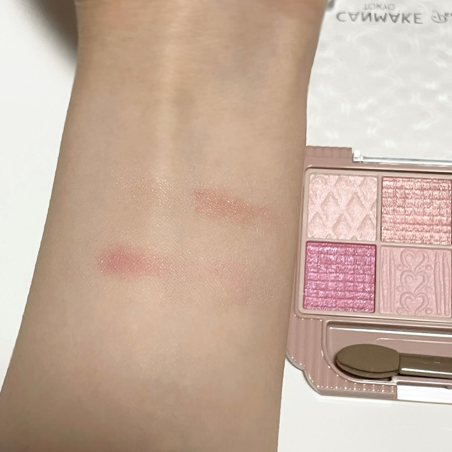 プティパレットアイズ/キャンメイク/パウダーアイシャドウを使ったクチコミ（3枚目）