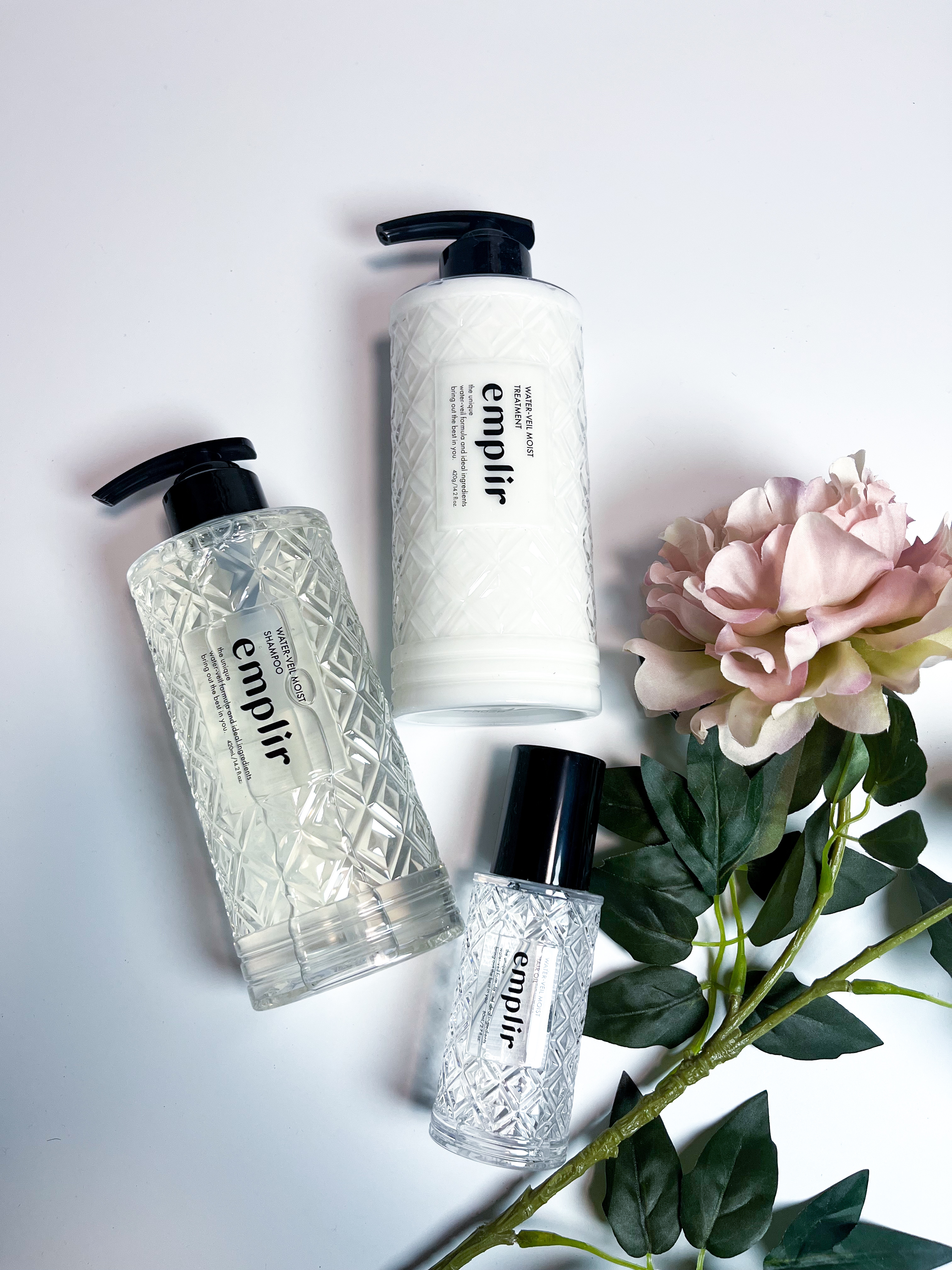 ウォーターベール　モイストシャンプー／トリートメント/emplir/市販シャンプーを使ったクチコミ（1枚目）