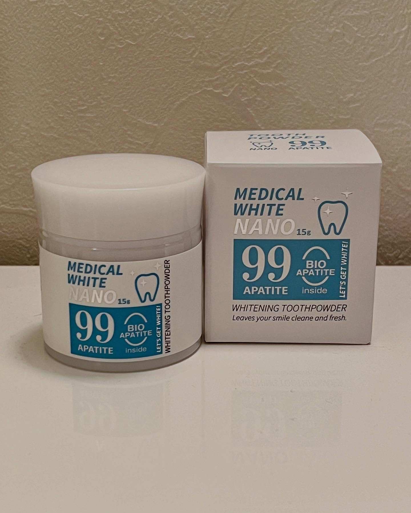 メディカルホワイトナノ99/日本メディカル研究所/歯磨き粉を使ったクチコミ（1枚目）