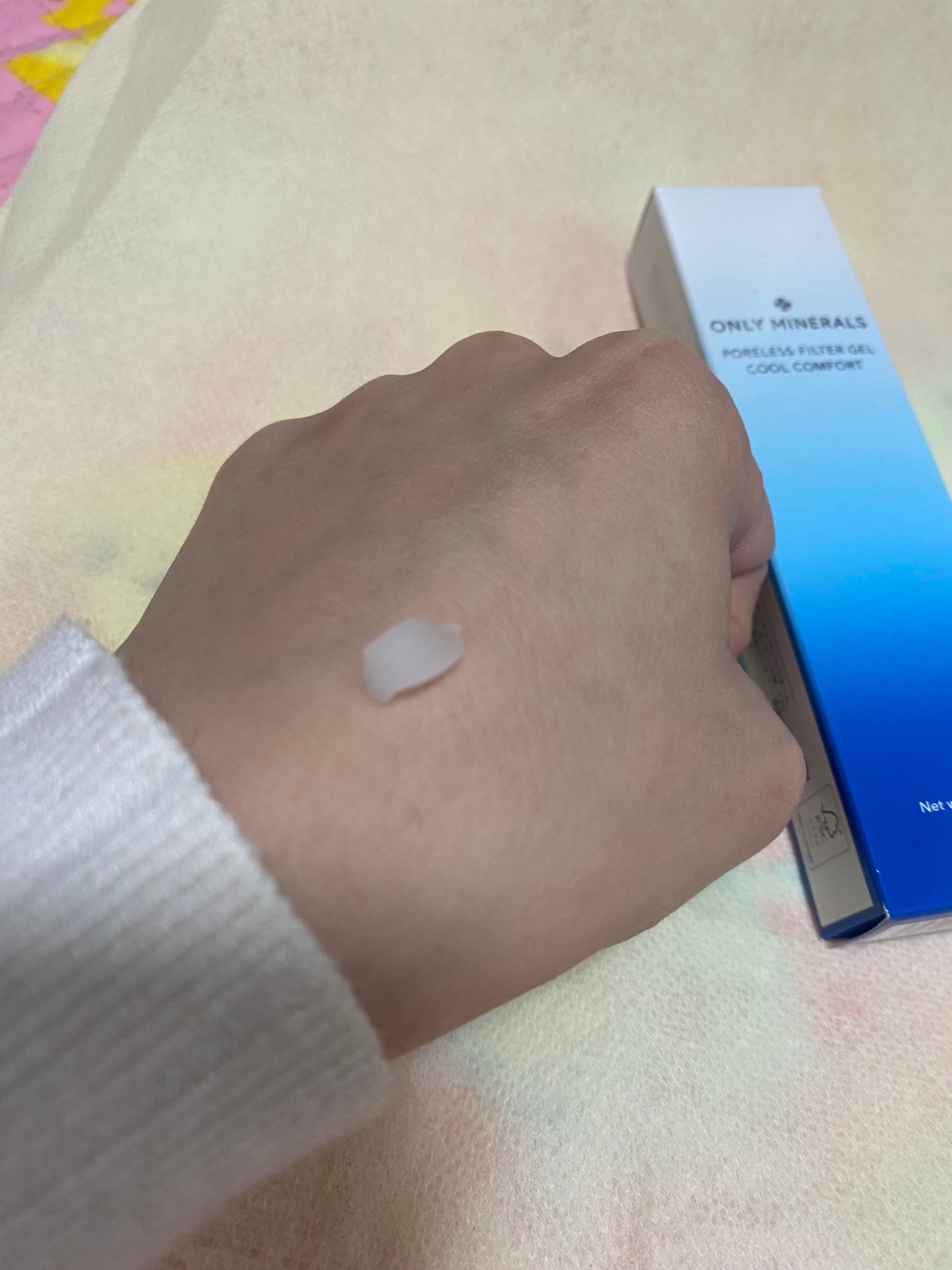 ポアレスフィルタージェル クールコンフォート/ONLY MINERALS/化粧下地を使ったクチコミ(2枚目)