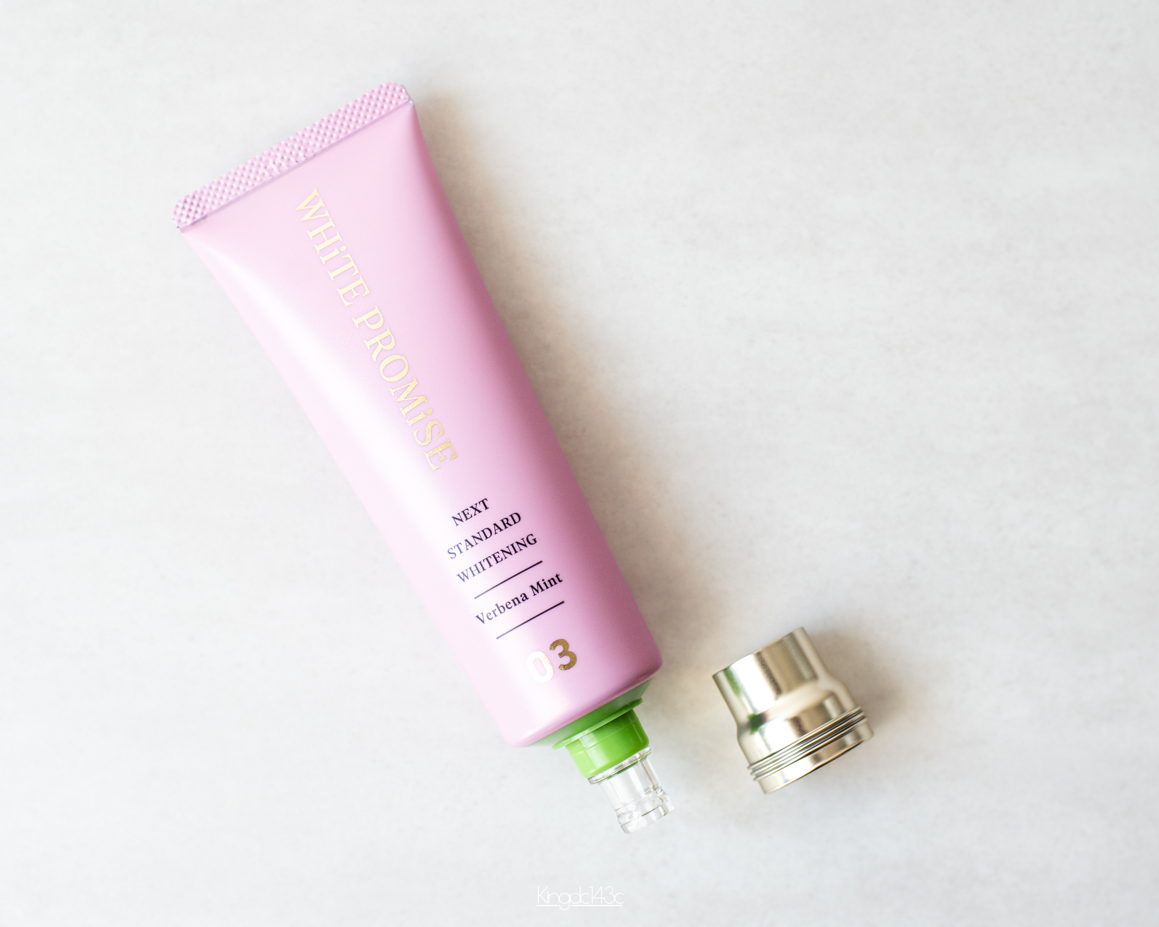 ホワイトプロミス  美白*＋口臭ケア ０３：ヴァーベナミント/WHiTE PROMiSE/歯磨き粉を使ったクチコミ（1枚目）