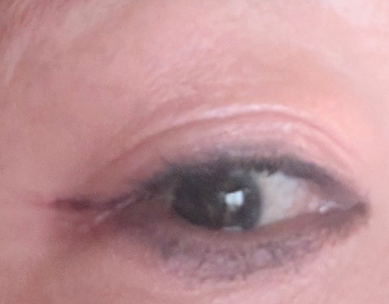 サラダdeフルーツカラーリキッドアイライナーWP 08ラズベリー/FLORTTE/リキッドアイライナーを使ったクチコミ（2枚目）