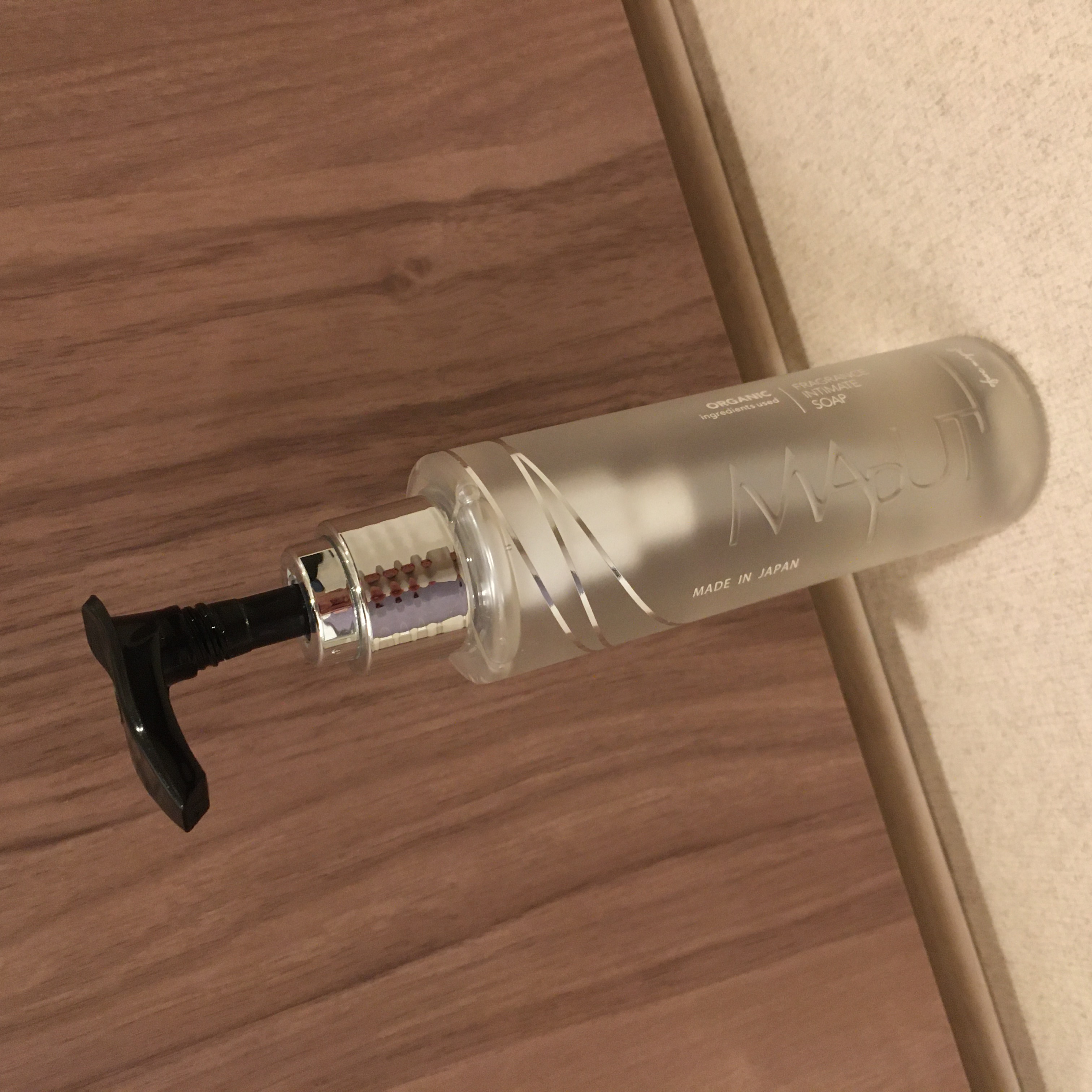 オーガニックフレグランスインティメイトソープ MAPUTI/MAPUTI/デリケートゾーンケアを使ったクチコミ（1枚目）