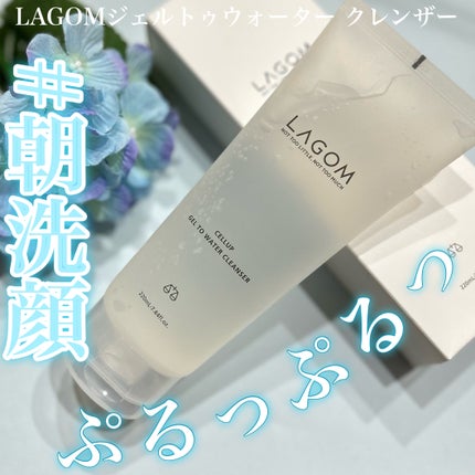 ラゴム ジェルトゥウォーター クレンザー(朝用洗顔)/LAGOM /その他洗顔料を使ったクチコミ(1枚目)