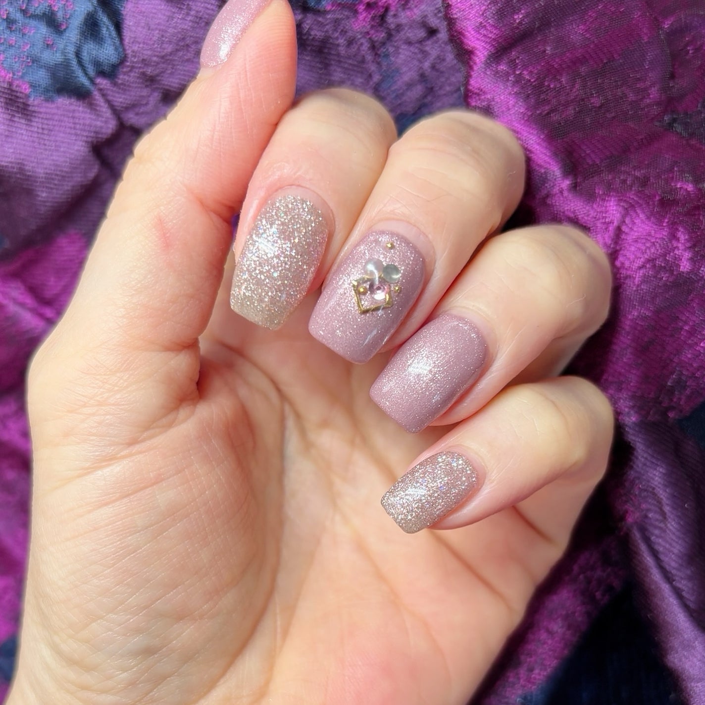 ♡𝙗𝙚𝙠𝙞♡フォロバ100%♡ on LIPS 「💅🌸淡めのピンクでほんのり春気分🕊️#nails#nailso..」(1枚目)