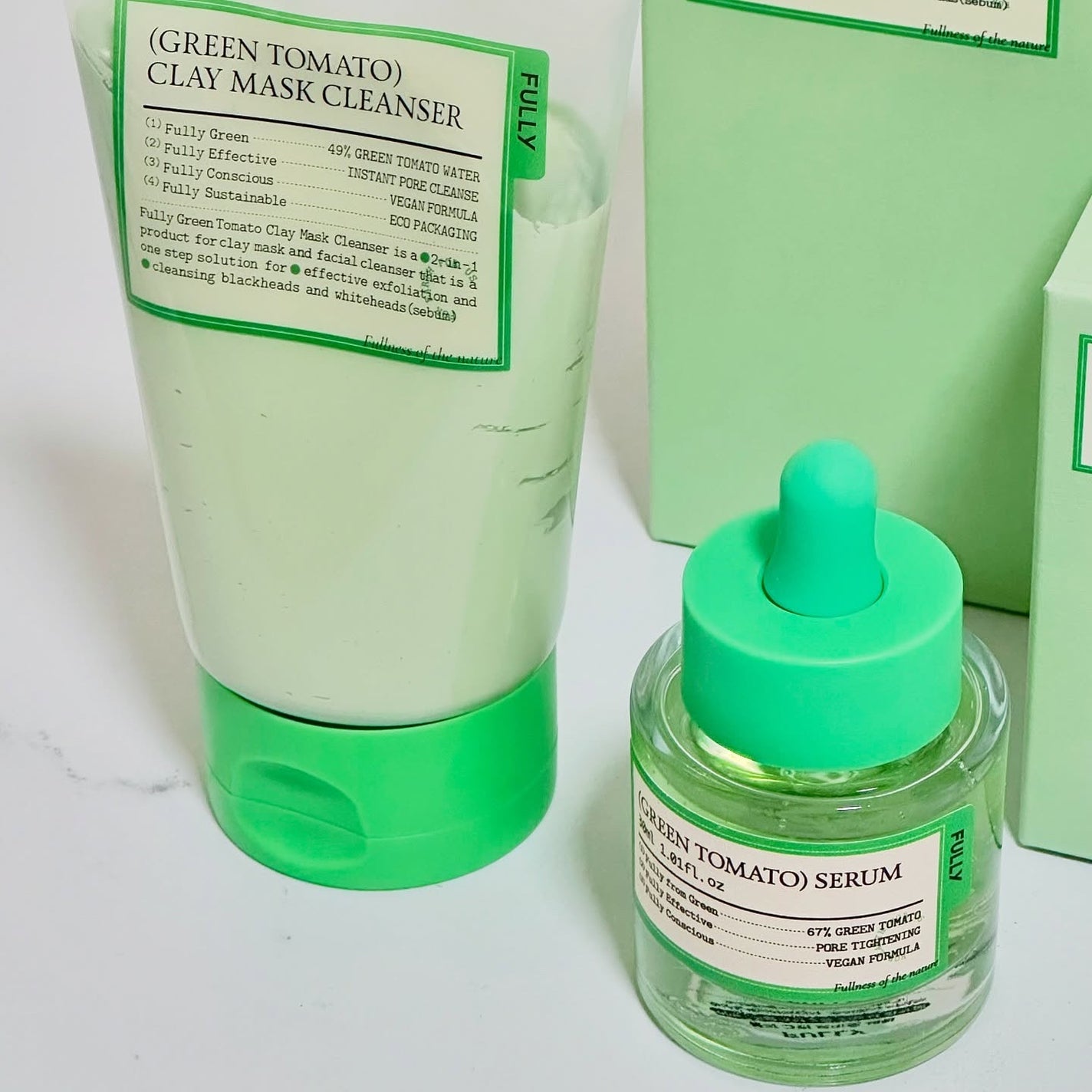 グリーントマトクレイマスククレンザー/FULLY/洗い流すパック・マスクを使ったクチコミ(9枚目)