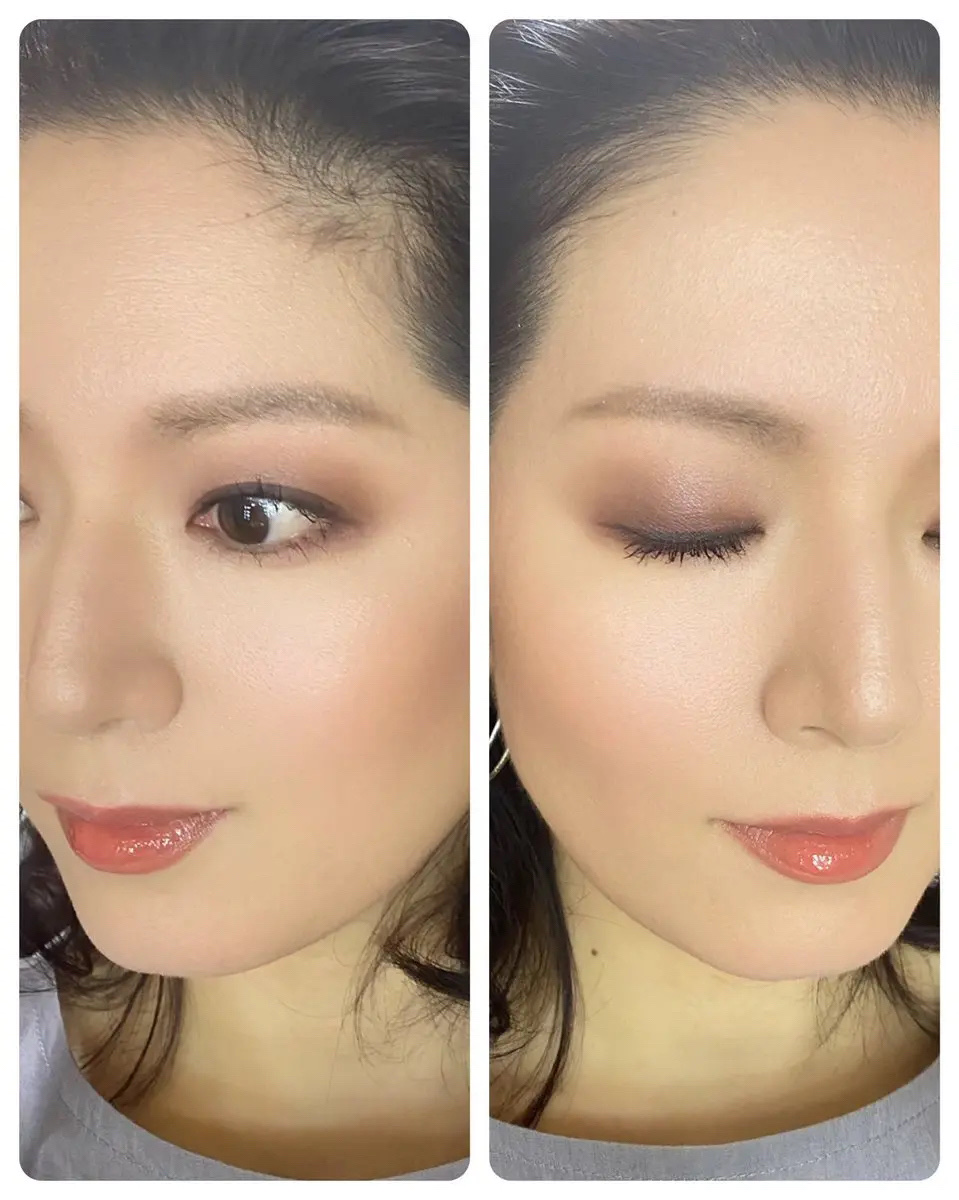 インフィニット シングル アイズ 06 マット ウッドローズ/RMK/単色アイシャドウを使ったクチコミ（2枚目）