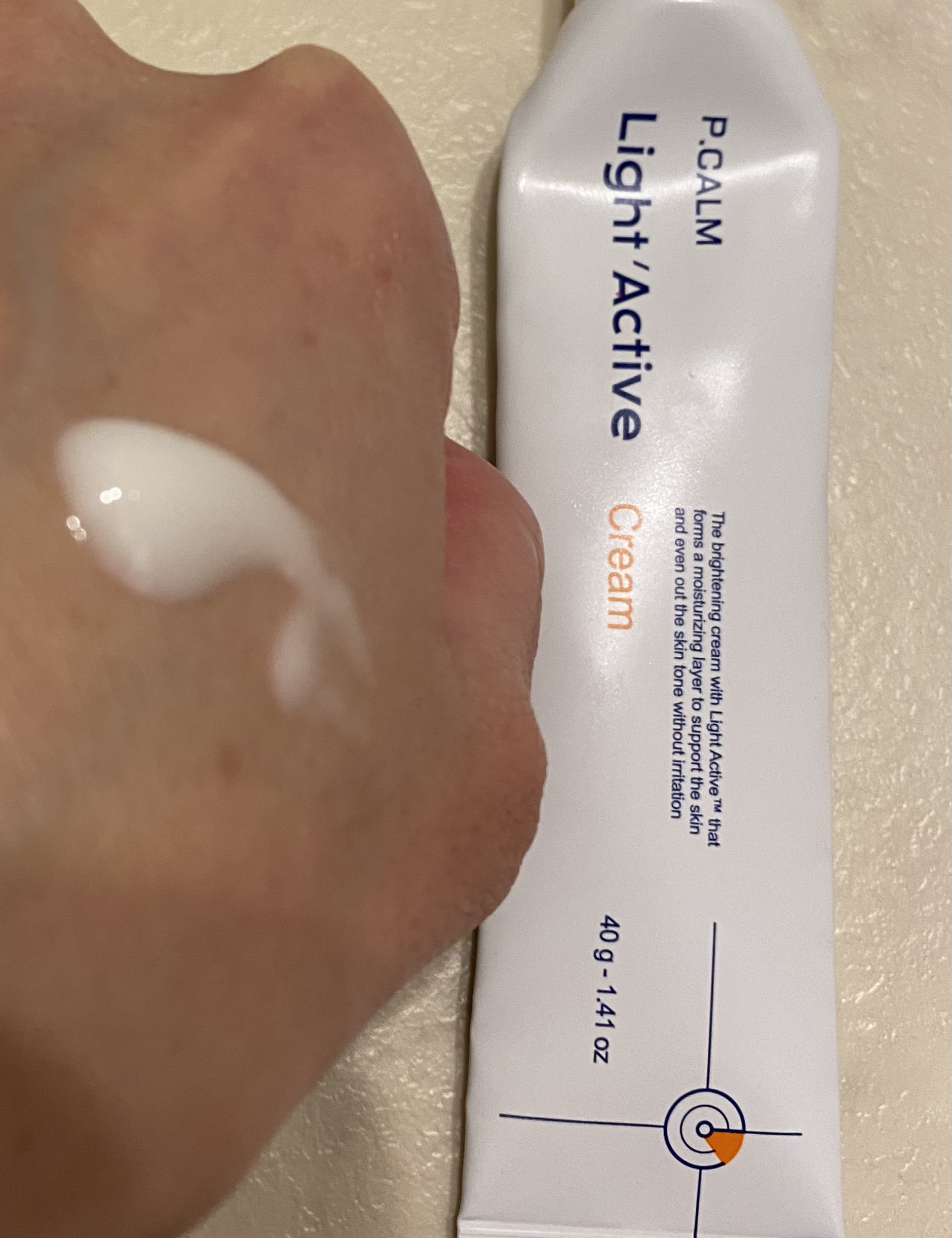 ライトアクティブクリーム/P.CALM/フェイスクリームを使ったクチコミ（2枚目）