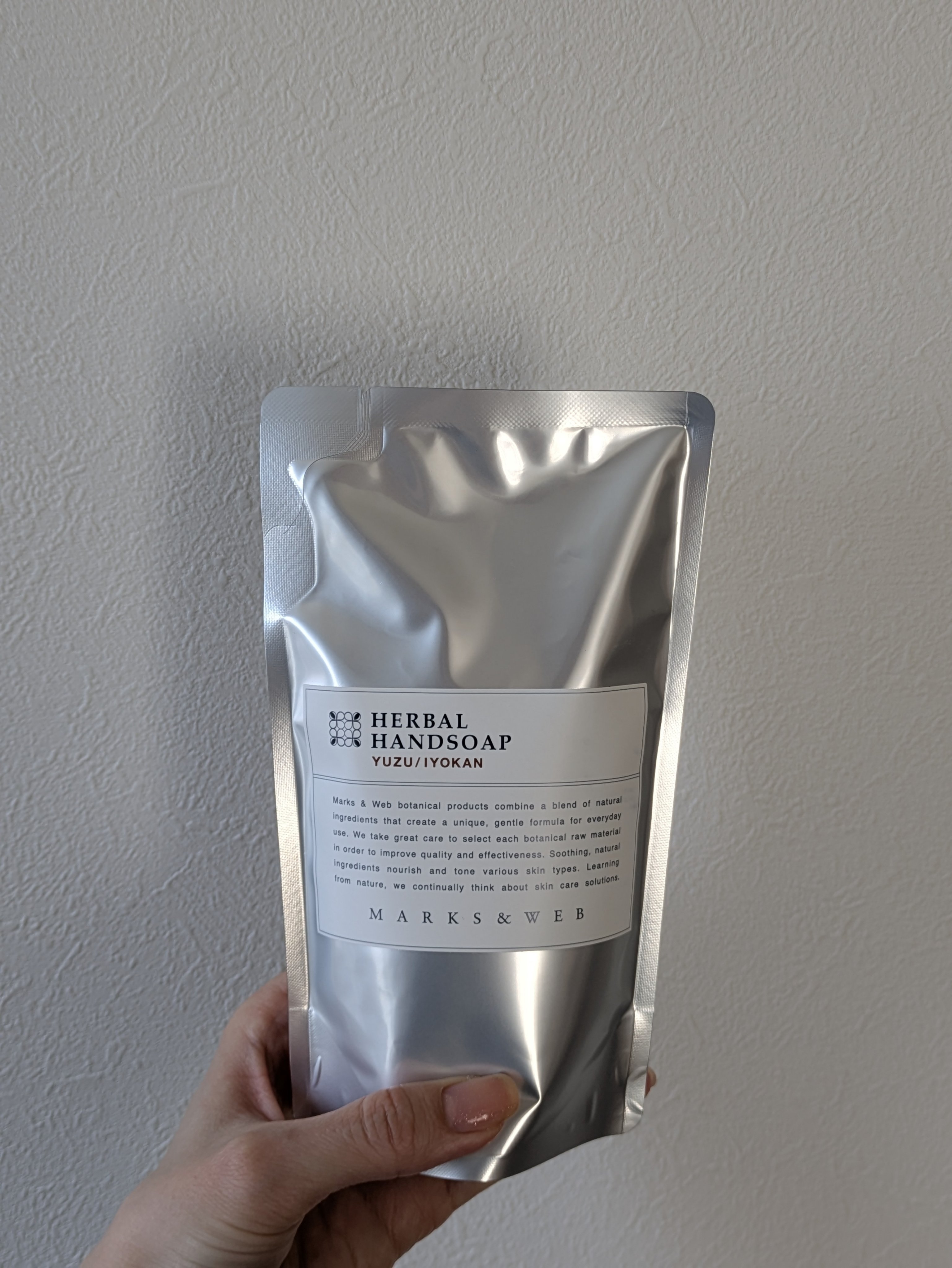 ハーバルハンドソープ　ユズ/イヨカン/MARKS&WEB/ハンドソープを使ったクチコミ（1枚目）