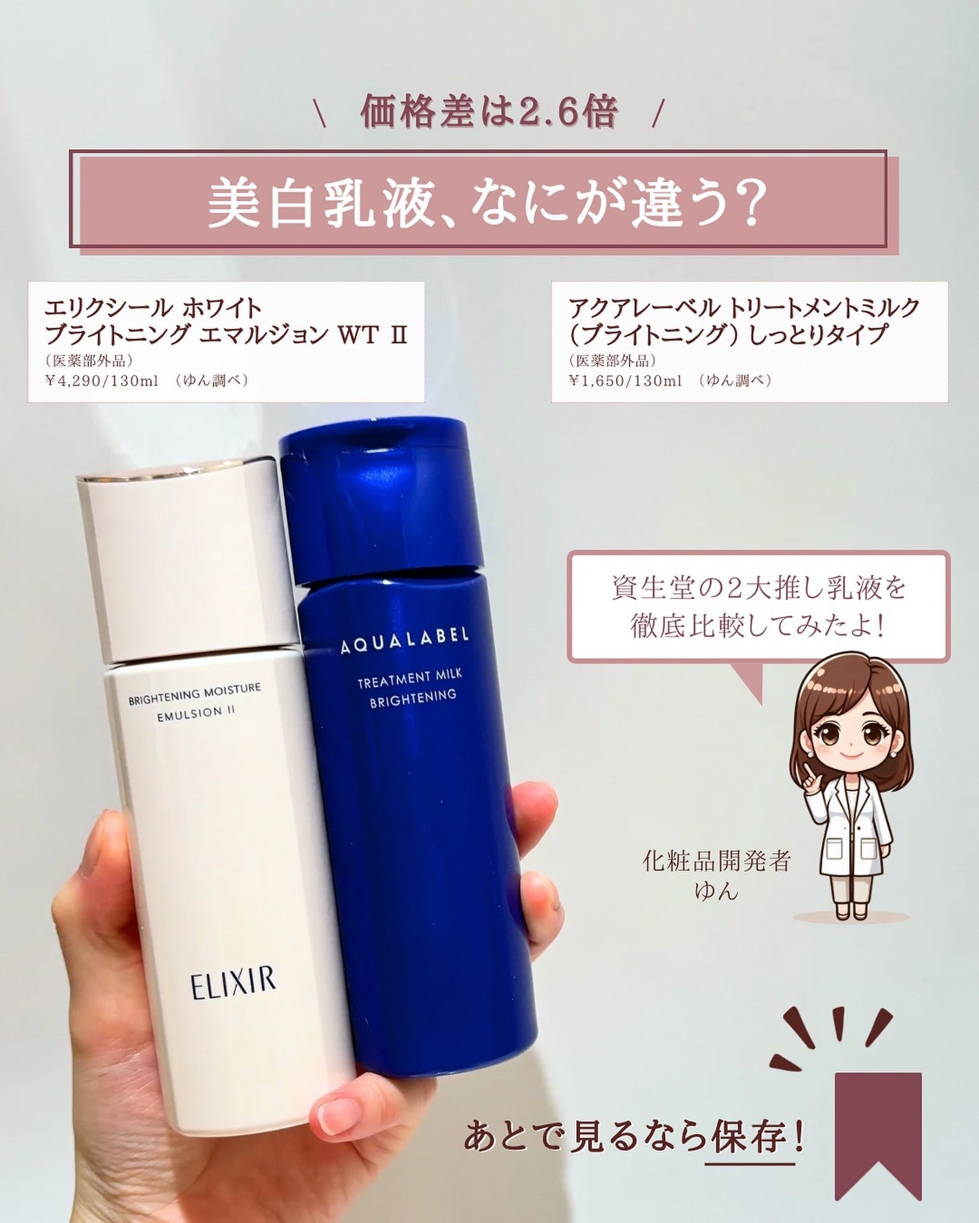 ブライトニング エマルジョン WT II/エリクシール/乳液を使ったクチコミ(2枚目)