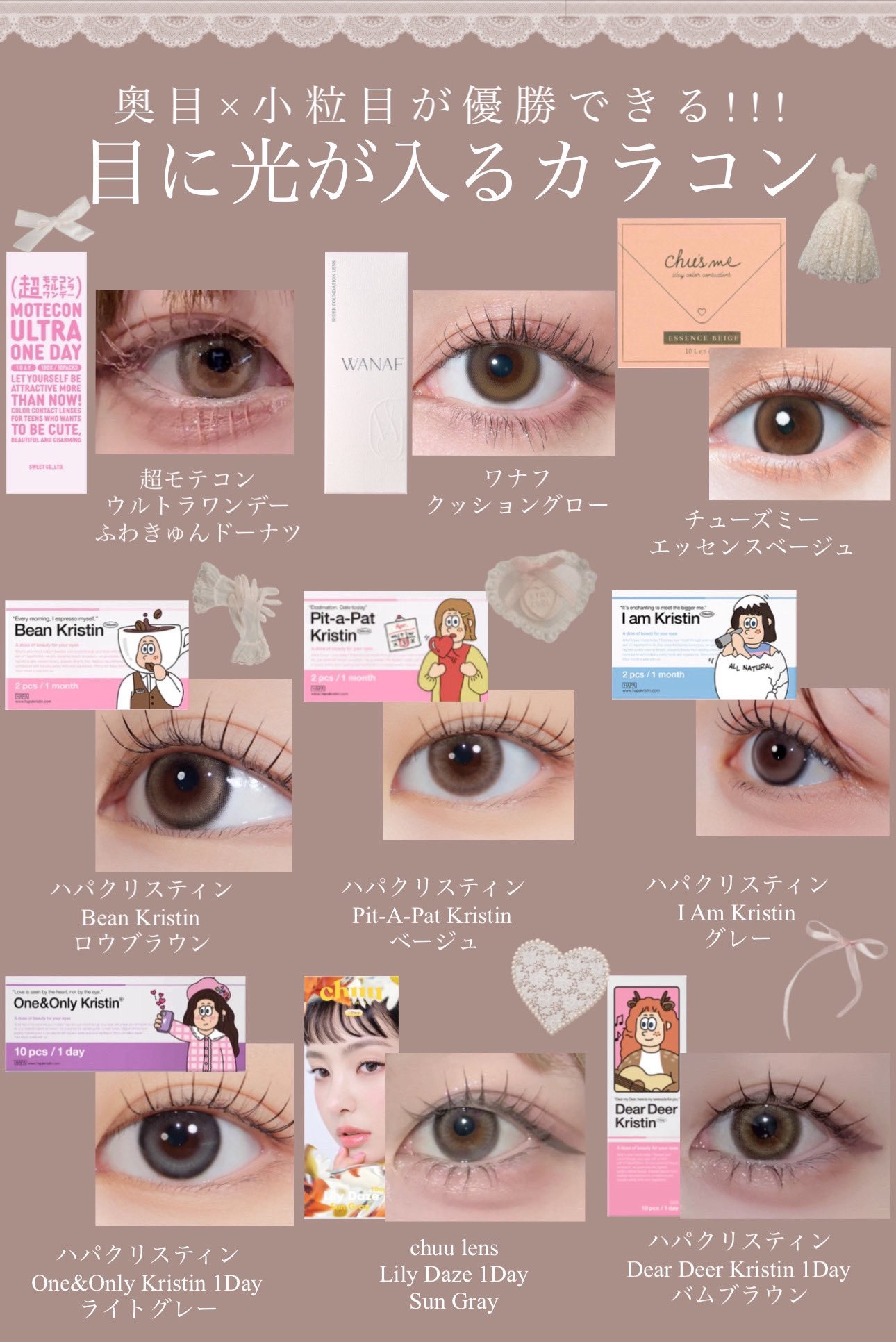 Double Tint 1day/OLENS/カラーコンタクトレンズを使ったクチコミ（1枚目）