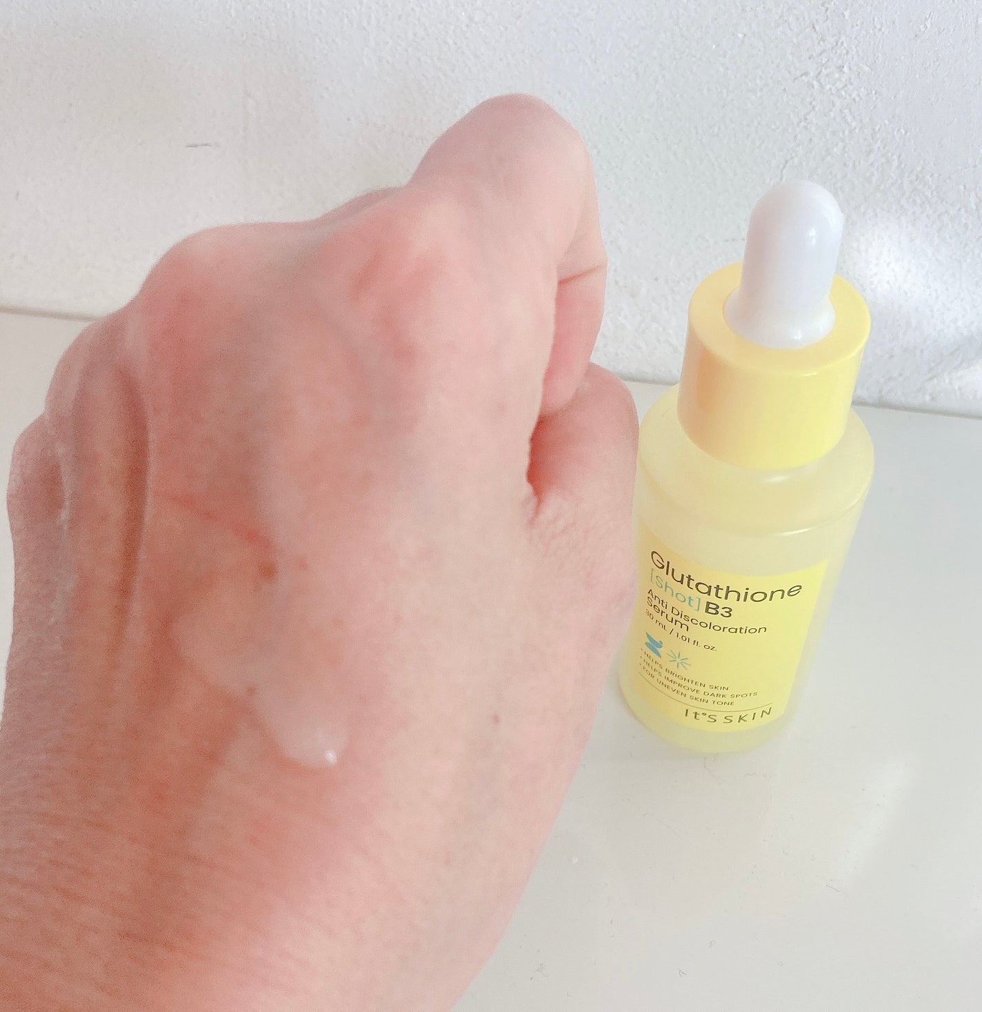 グルタチオンショットB3シミ跡セラム/It's skin/美容液を使ったクチコミ(2枚目)
