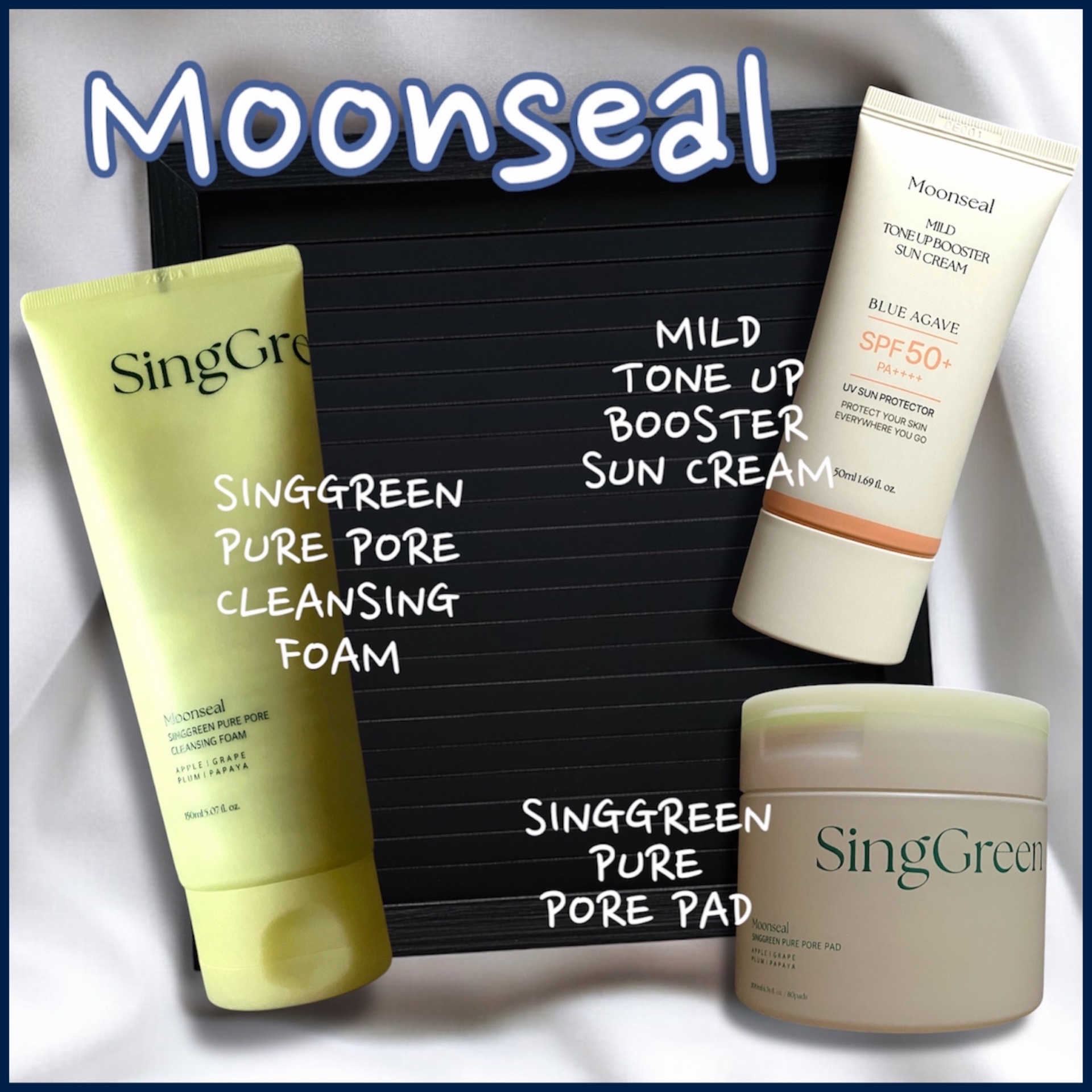 Moonseal
(@moonseal_jp)
(@moonseal.official)

Qoo10にて正式に
ローンチされた
保湿・美白・毛穴ケアに
特化したスキンケアブランド

♡ ••┈┈┈┈┈┈┈┈•• ♡

「Moonseal」