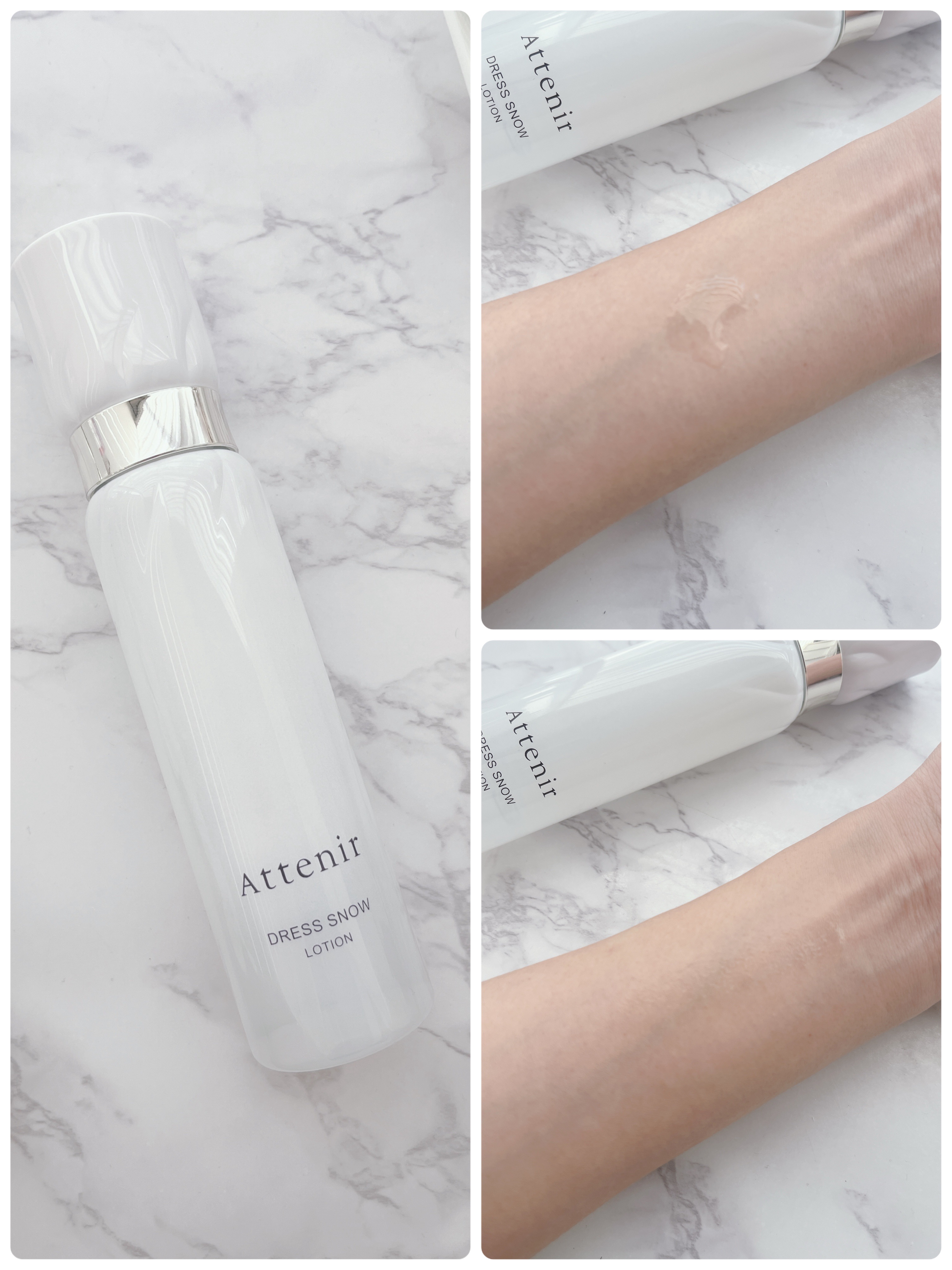 ドレススノー ローション【医薬部外品】 /アテニア/化粧水を使ったクチコミ（3枚目）