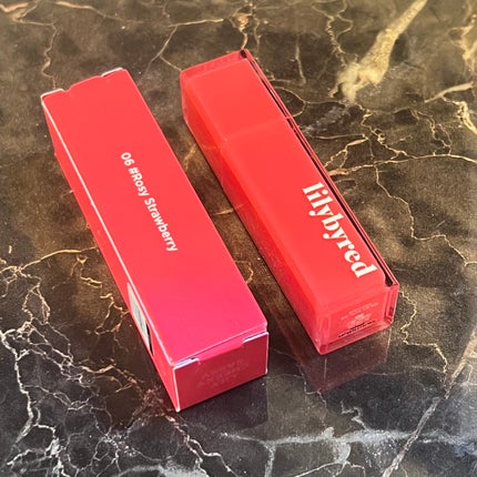 ブラッディライアー コーティングティント 06 ロージーストロベリー(Rosy Strawberry)/lilybyred/リップティントの画像