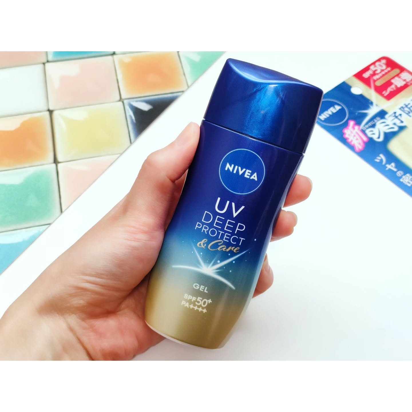 ニベアUV ディープ プロテクト＆ケア ジェル/ニベア/日焼け止めジェルを使ったクチコミ（2枚目）