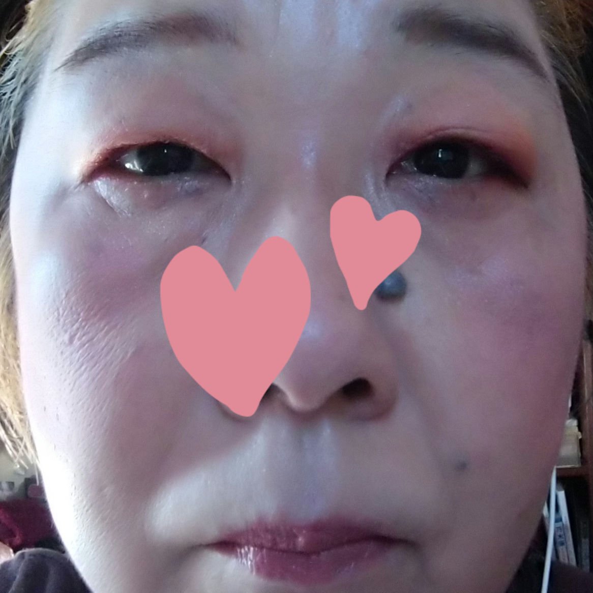 Chocolate Mousse eye shadow tray/tati/アイシャドウパレットを使ったクチコミ（3枚目）