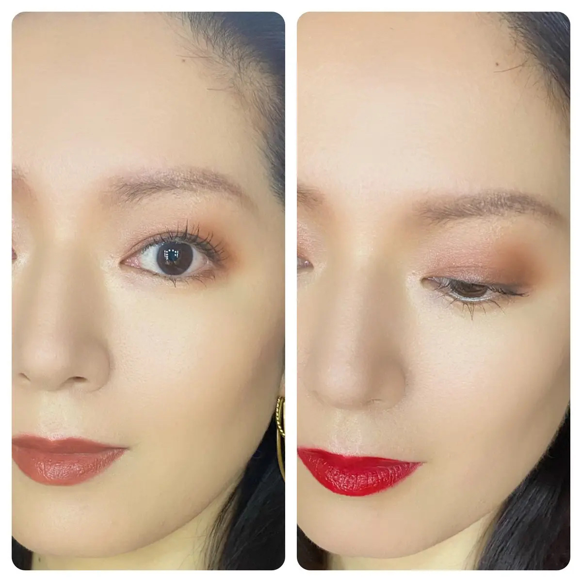 グッチ ルージュ ア レーヴル マット/GUCCI beauty/口紅を使ったクチコミ（2枚目）