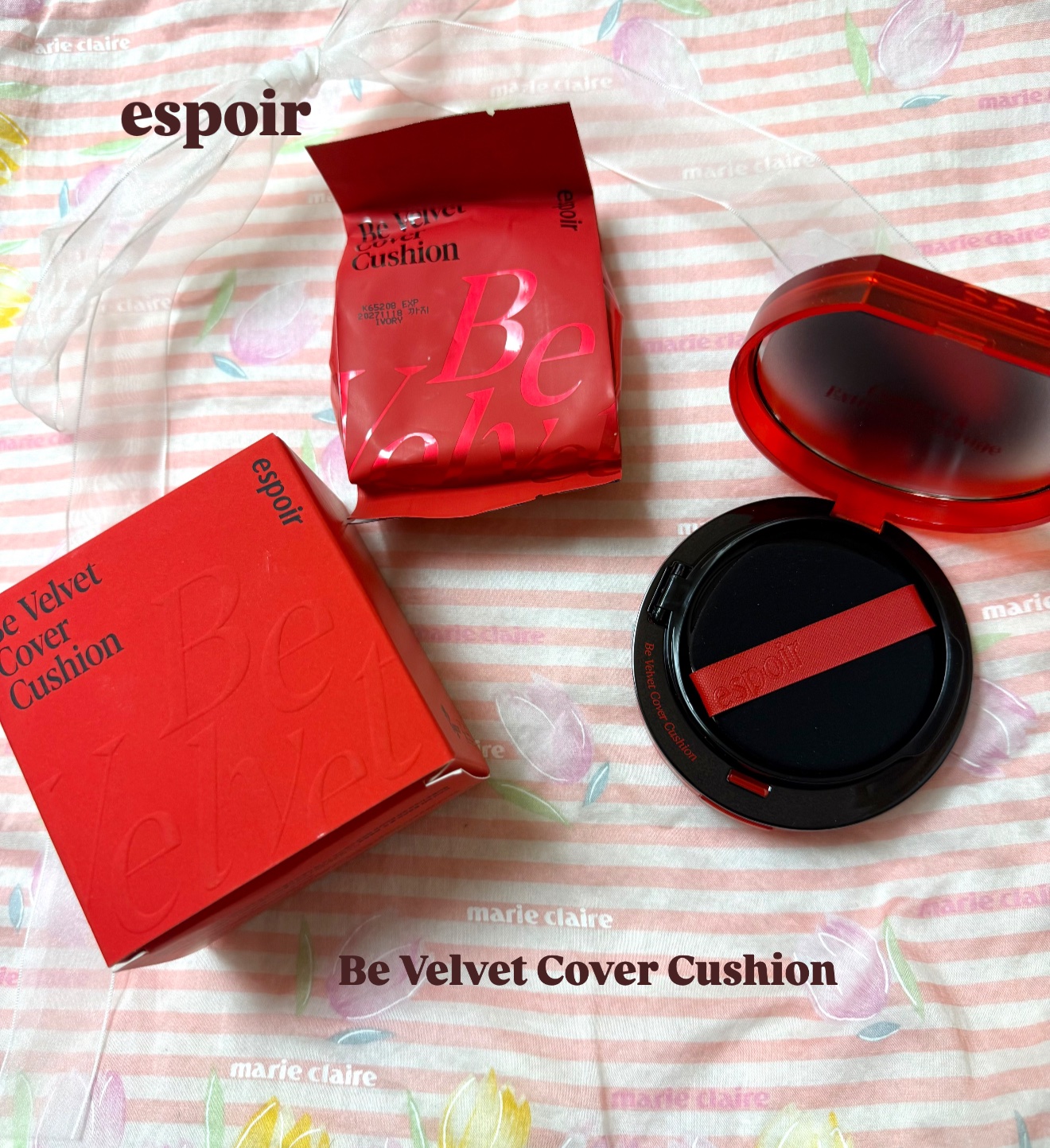 ビーベルベットカバークッション/espoir/クッションファンデーションを使ったクチコミ（1枚目）