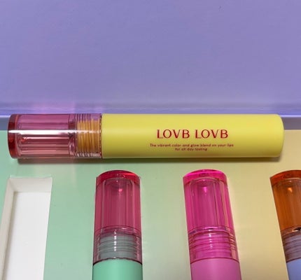 Pudding Glow Tint/LOVBLOVB/口紅を使ったクチコミ(3枚目)