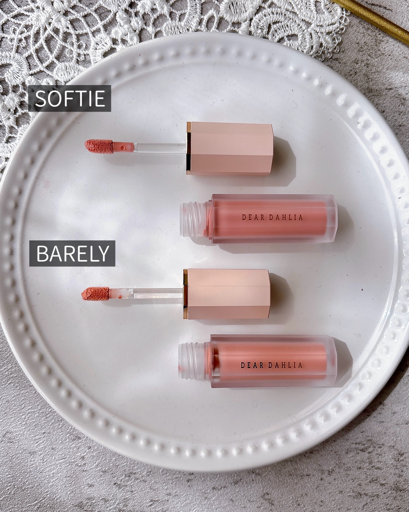 ペタルドロップリキッドブラッシャー/DEAR DAHLIA/リキッドチークを使ったクチコミ（2枚目）